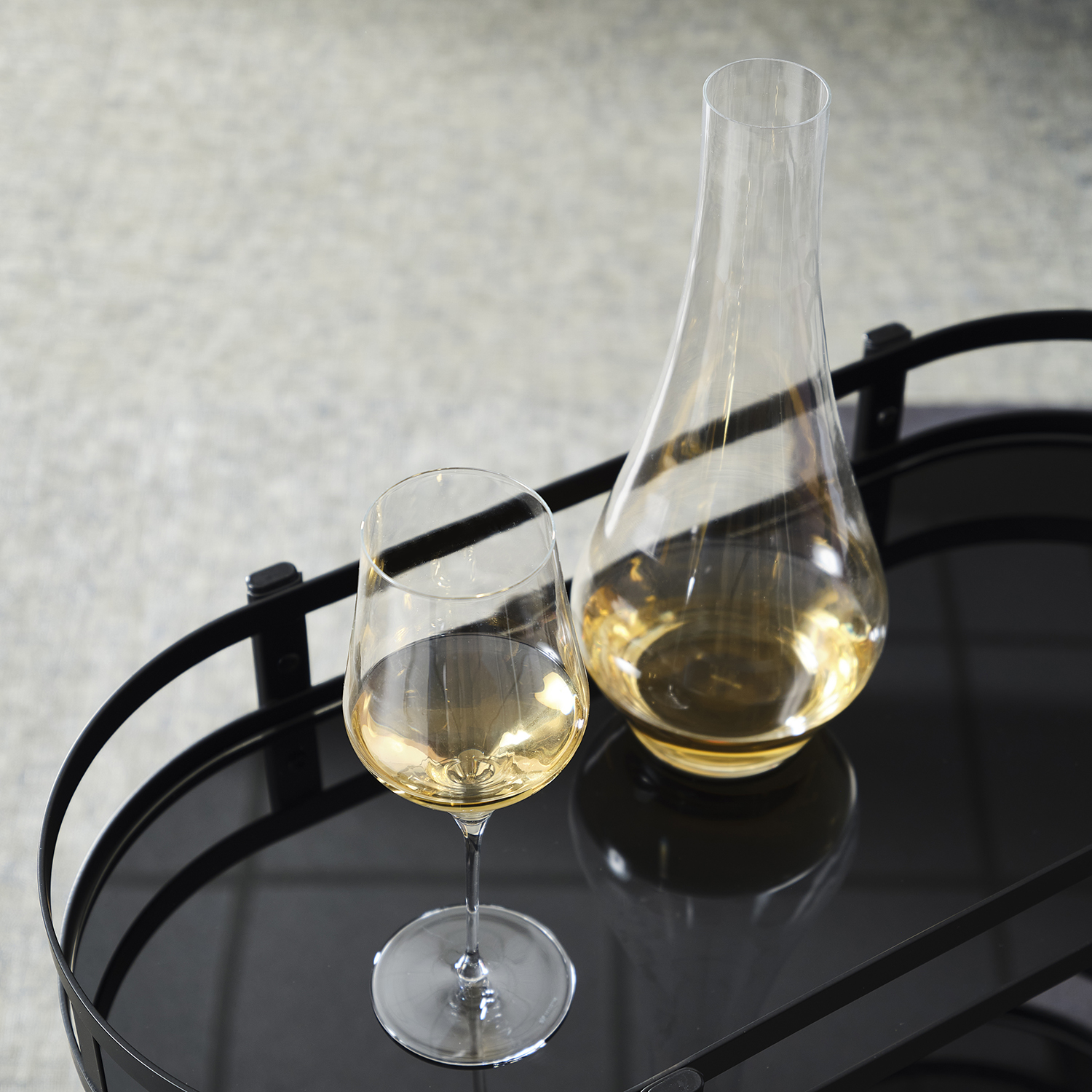 Finesse Karaffe aus kristallinem Glas, H 35 cm, Ansicht 3