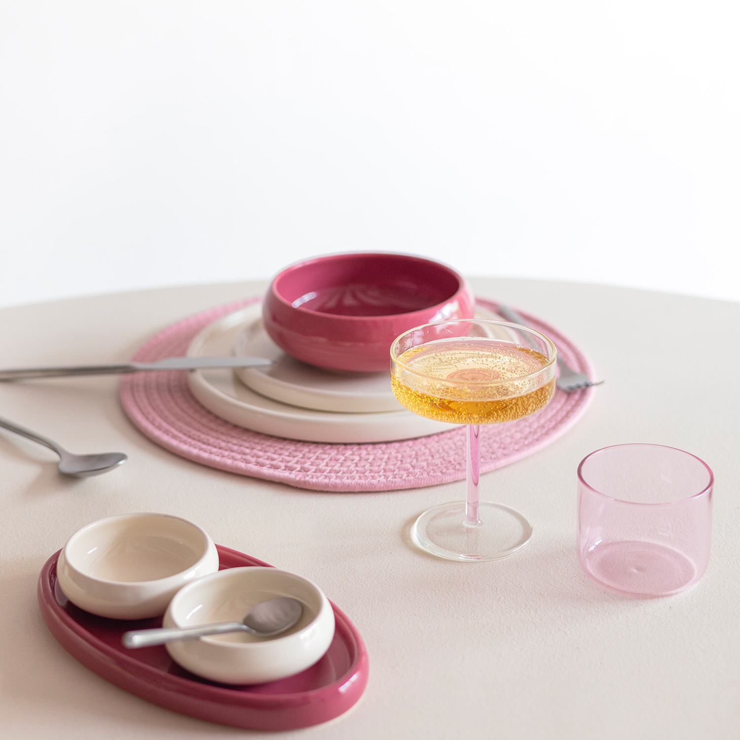 Fizz Champagnerglas als Coupe aus Glas, Coupe Rosa, 200 ml, Ansicht 7