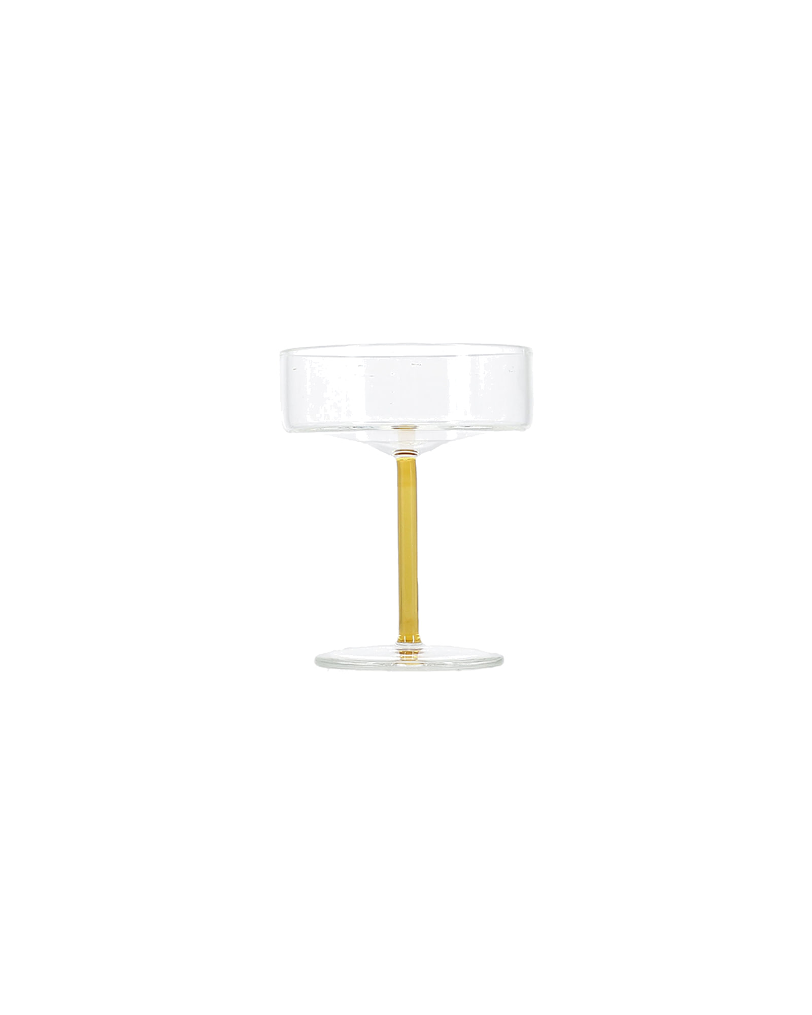 Fizz Champagnerglas als Coupe aus Glas, Coupe Gelb, 200 ml, Ansicht 1