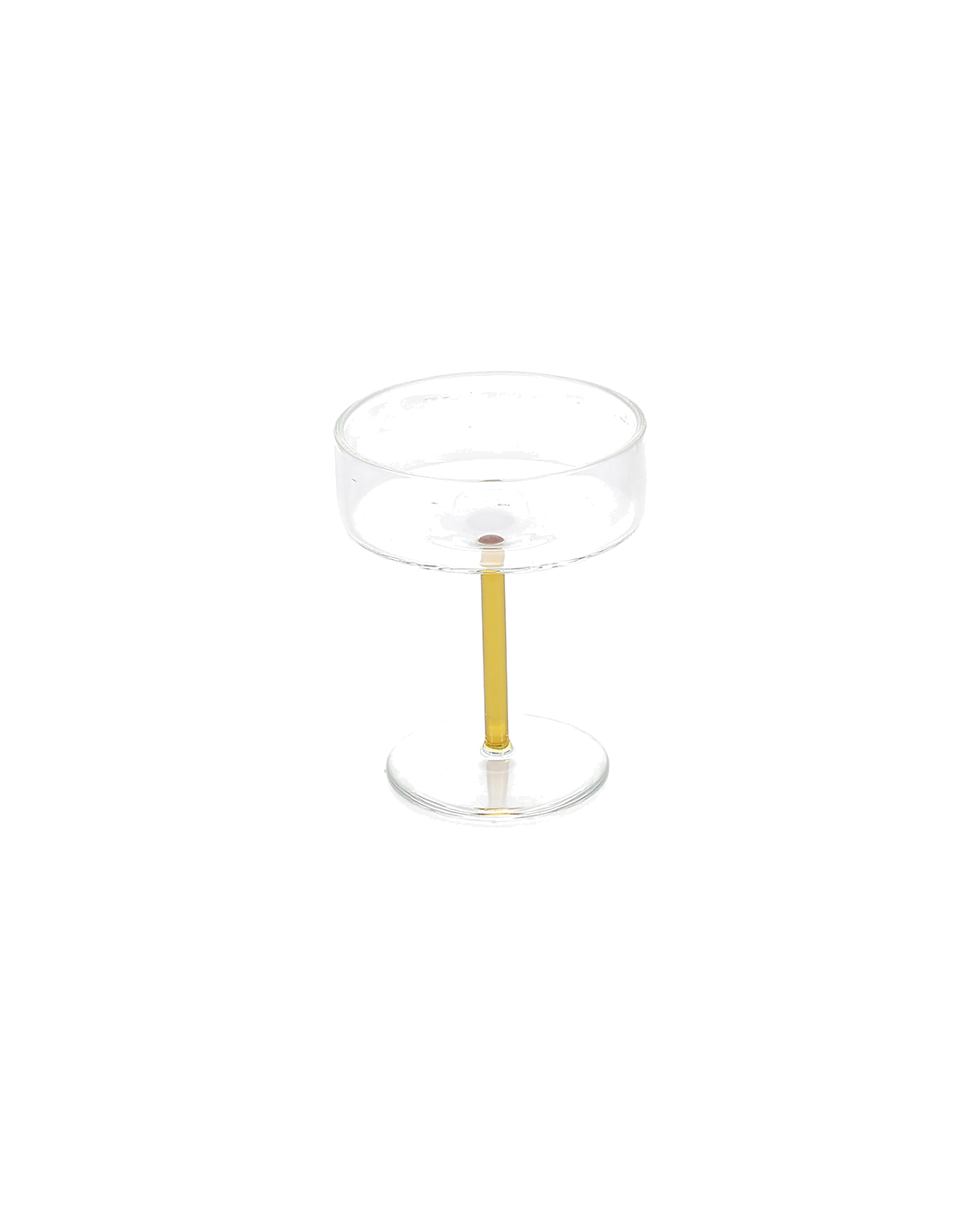 Fizz Champagnerglas als Coupe aus Glas, Coupe Gelb, 200 ml, Ansicht 2