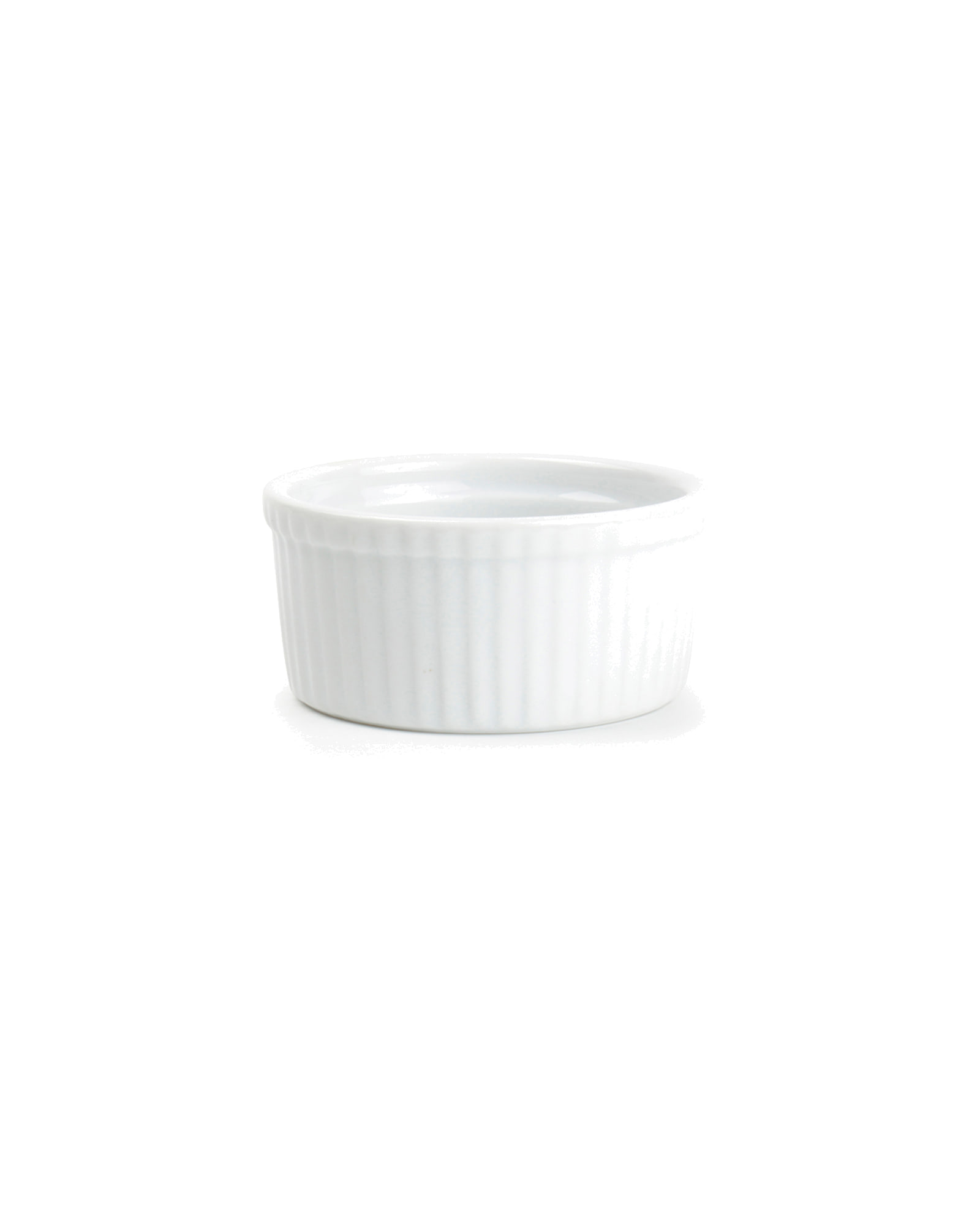 Flavor Auflaufform aus Porzellan, Weiß, Ø 9 cm, H 4,5 cm, Ansicht 1