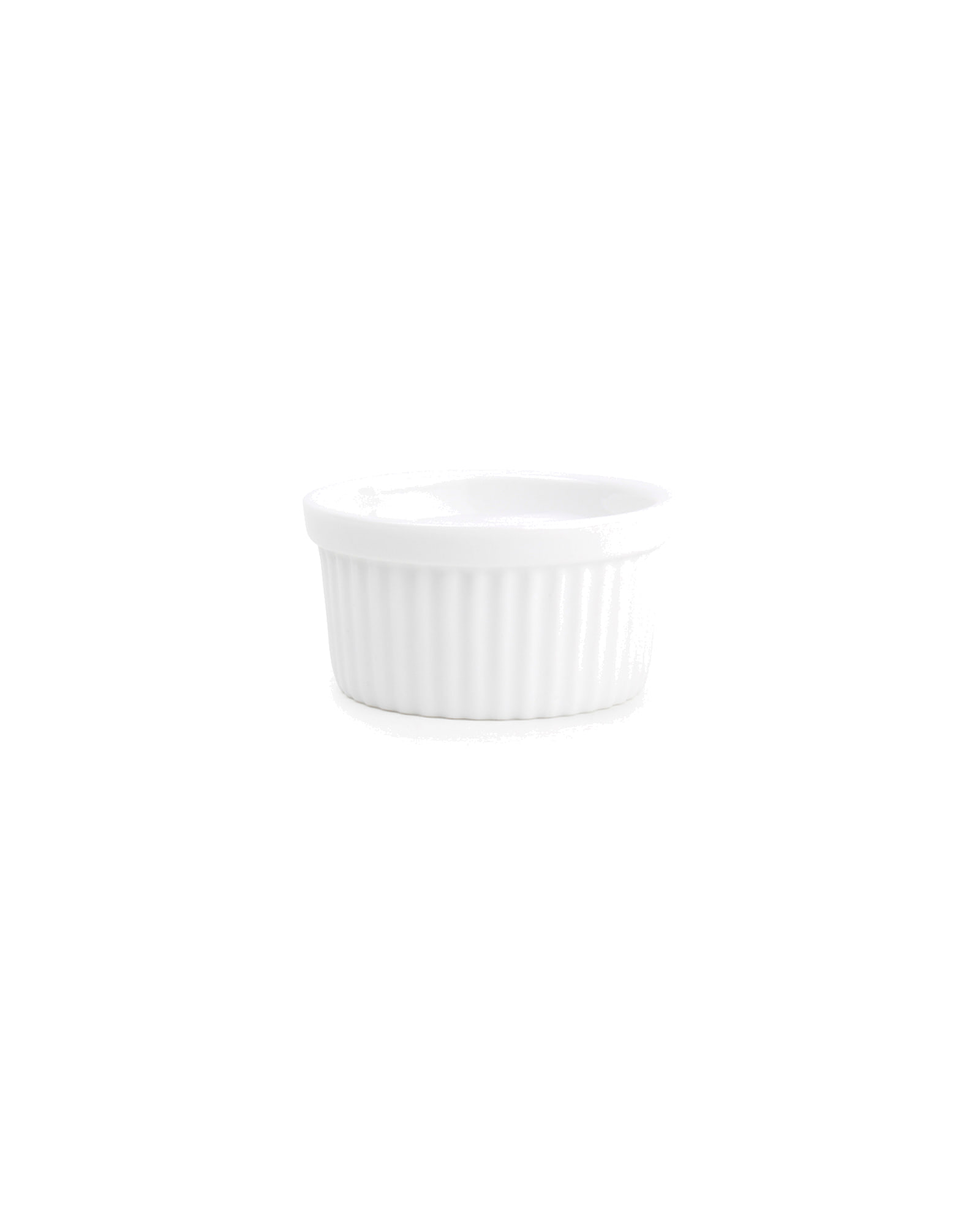 Flavor Auflaufform aus Porzellan, Weiß, Ø 7 cm, H 3,5 cm, Ansicht 1