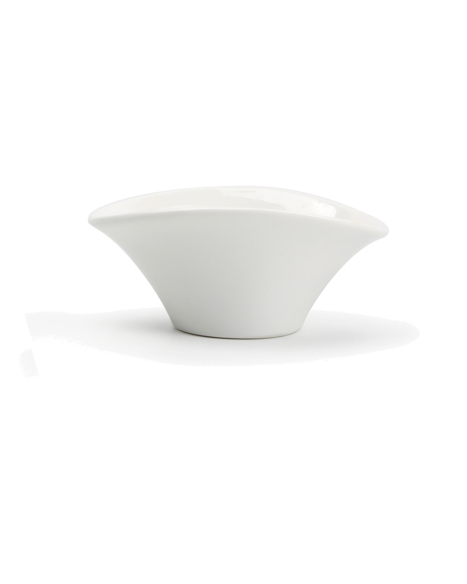 Flavor Schale aus New Bone China, Weiß, 10 × 7 cm, H 4 cm