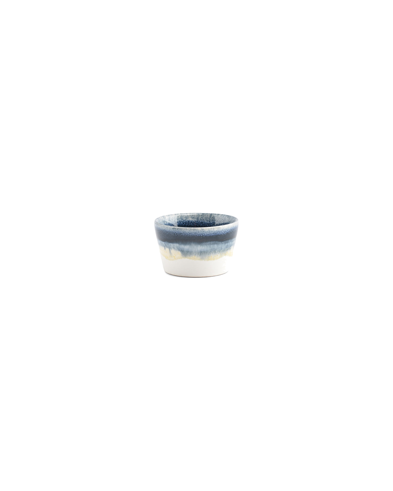 Flow Schale aus Steinzeug, Blau, Ø 6,5 cm, H 4 cm, Ansicht 1