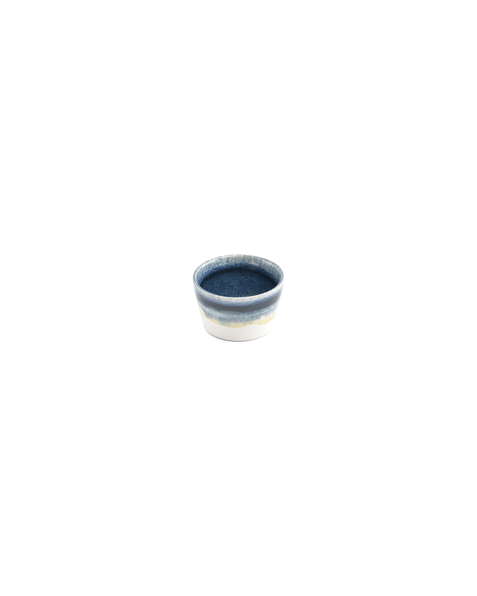 Flow Schale aus Steinzeug, Blau, Ø 6,5 cm, H 4 cm, Ansicht 2