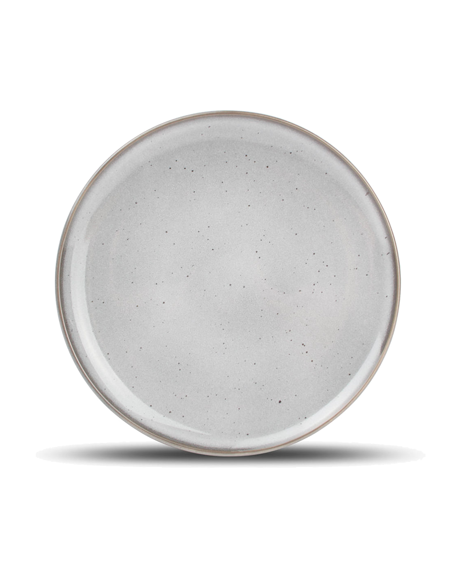 Freckles Teller aus Steinzeug, Grau, Ø 19,5 cm, Ansicht 1