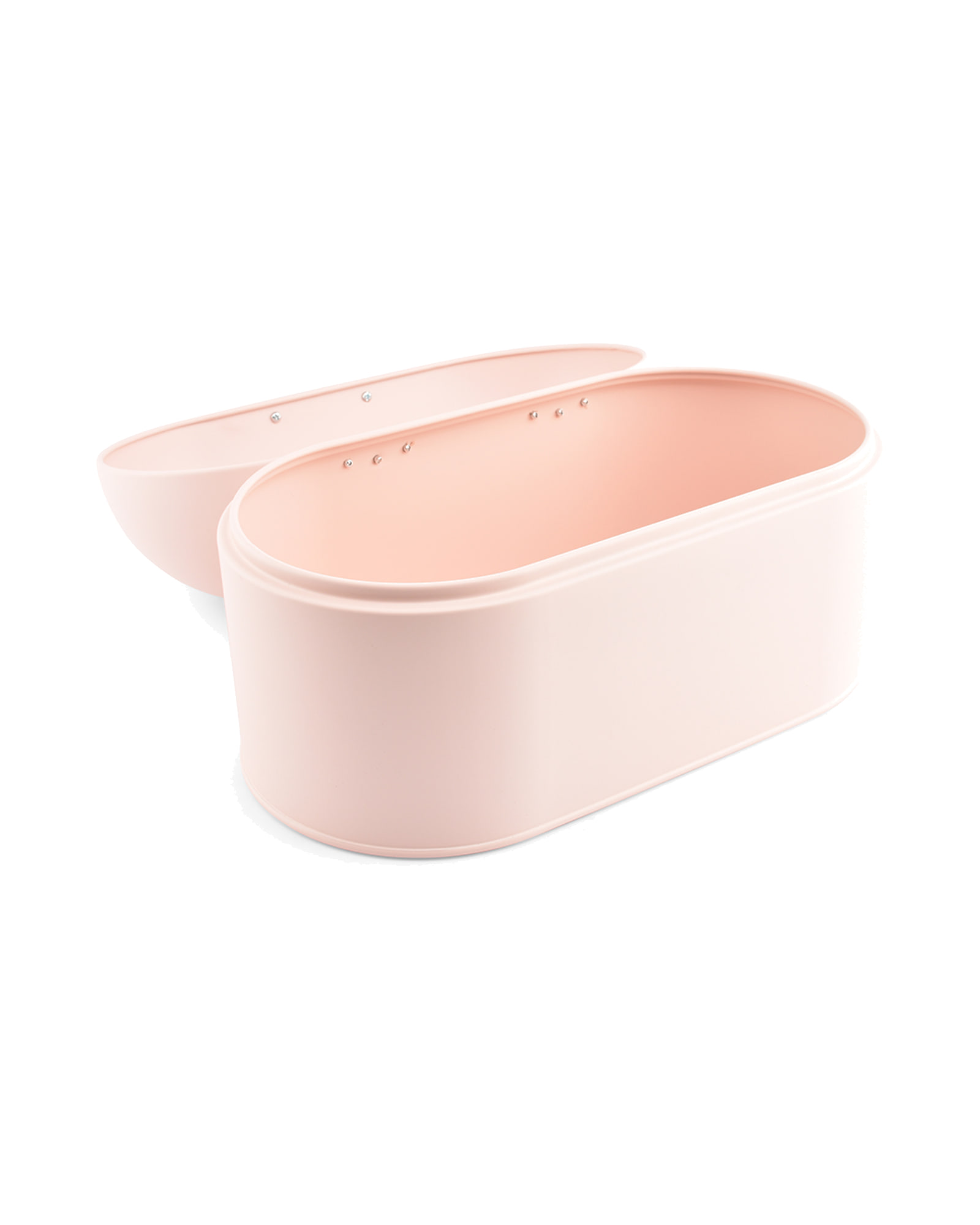 Fresh Brotkasten aus Metall, Rosa, 33,5 × 18 cm, H 21,5 cm, Ansicht 3