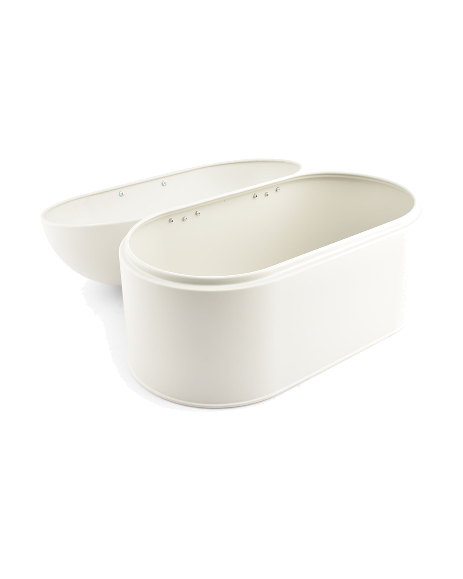 Fresh Brotkasten aus Metall, Grau, 33,5 × 18 cm, H 21,5 cm, Ansicht 3