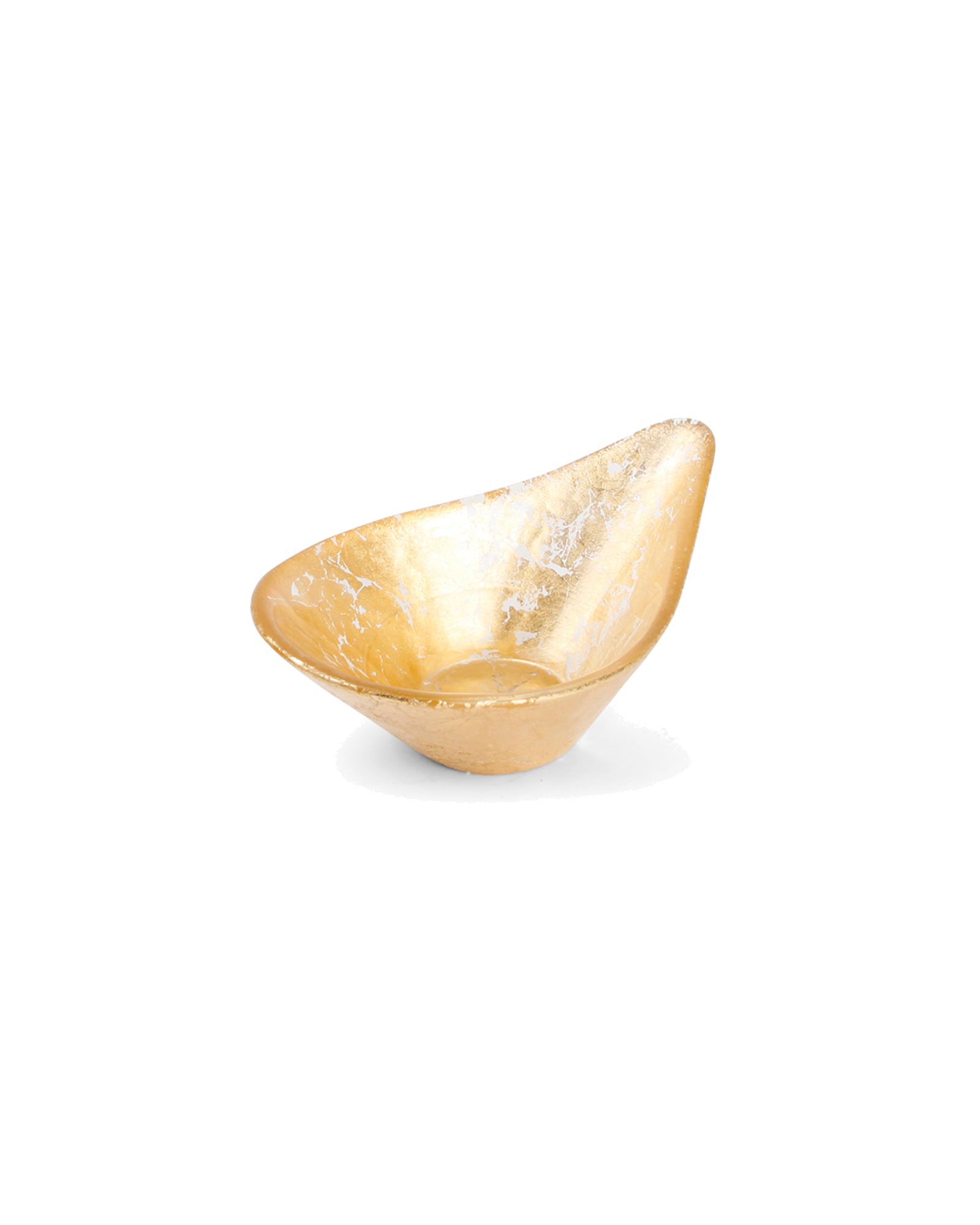 Glint Schale aus Glas, Glas Gold, Ø 12 cm, H 5 cm, Ansicht 1