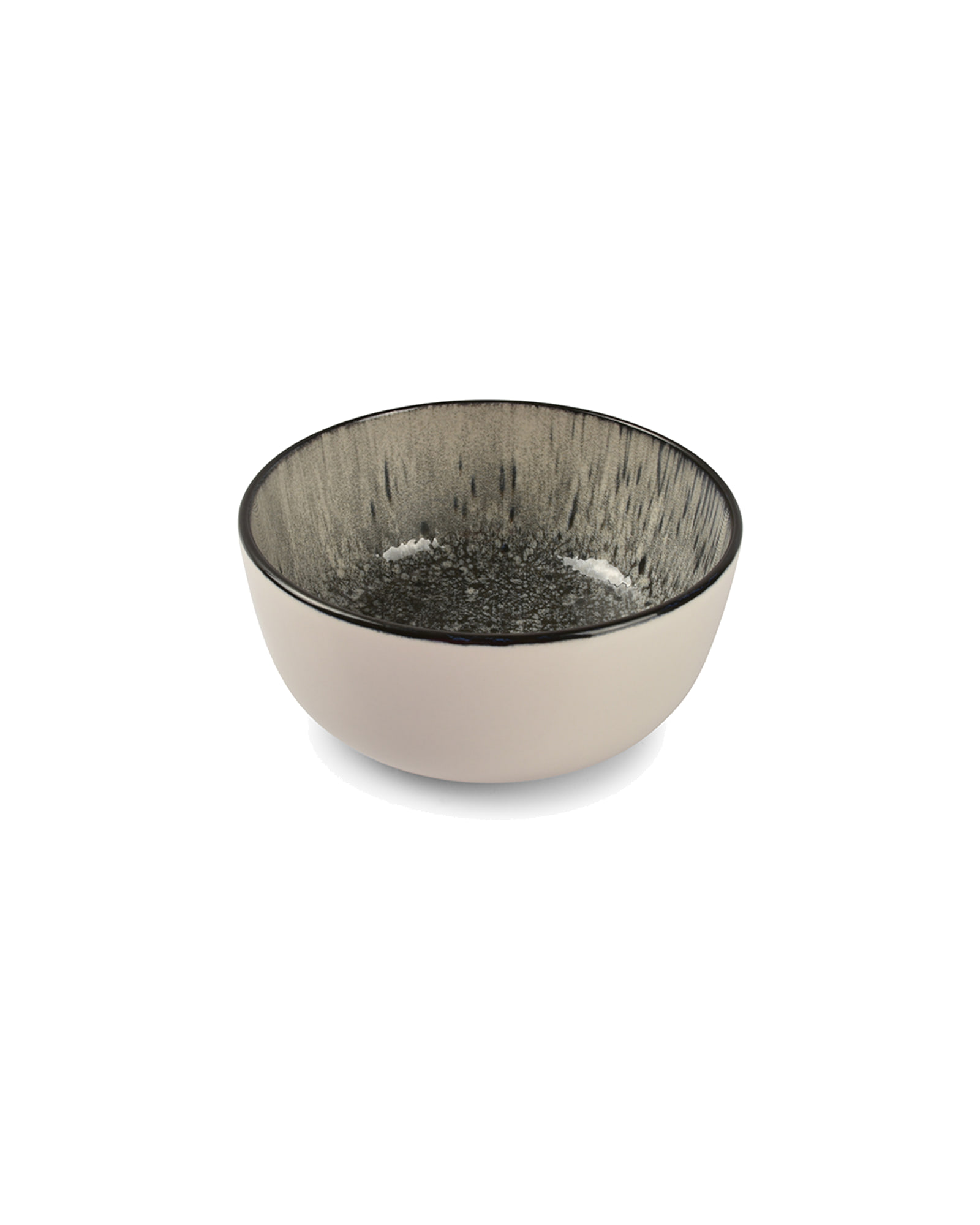 Gravel Schale aus Steinzeug, Schwarz, Ø 14,5 cm, H 6,5 cm, Ansicht 2