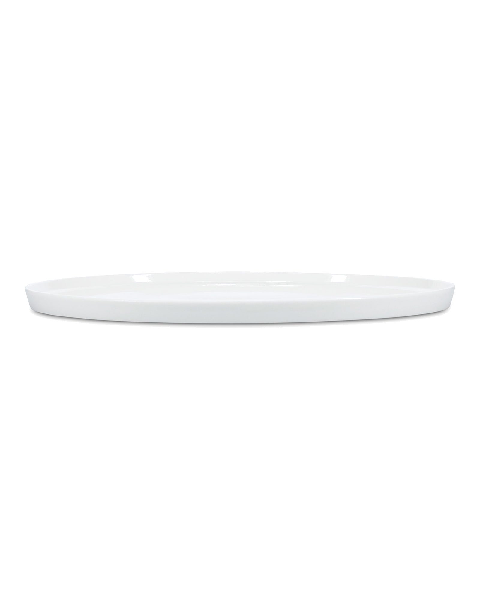Gusto Servierschale aus New Bone China, Weiß, 38 × 26,5 cm, Ansicht 3