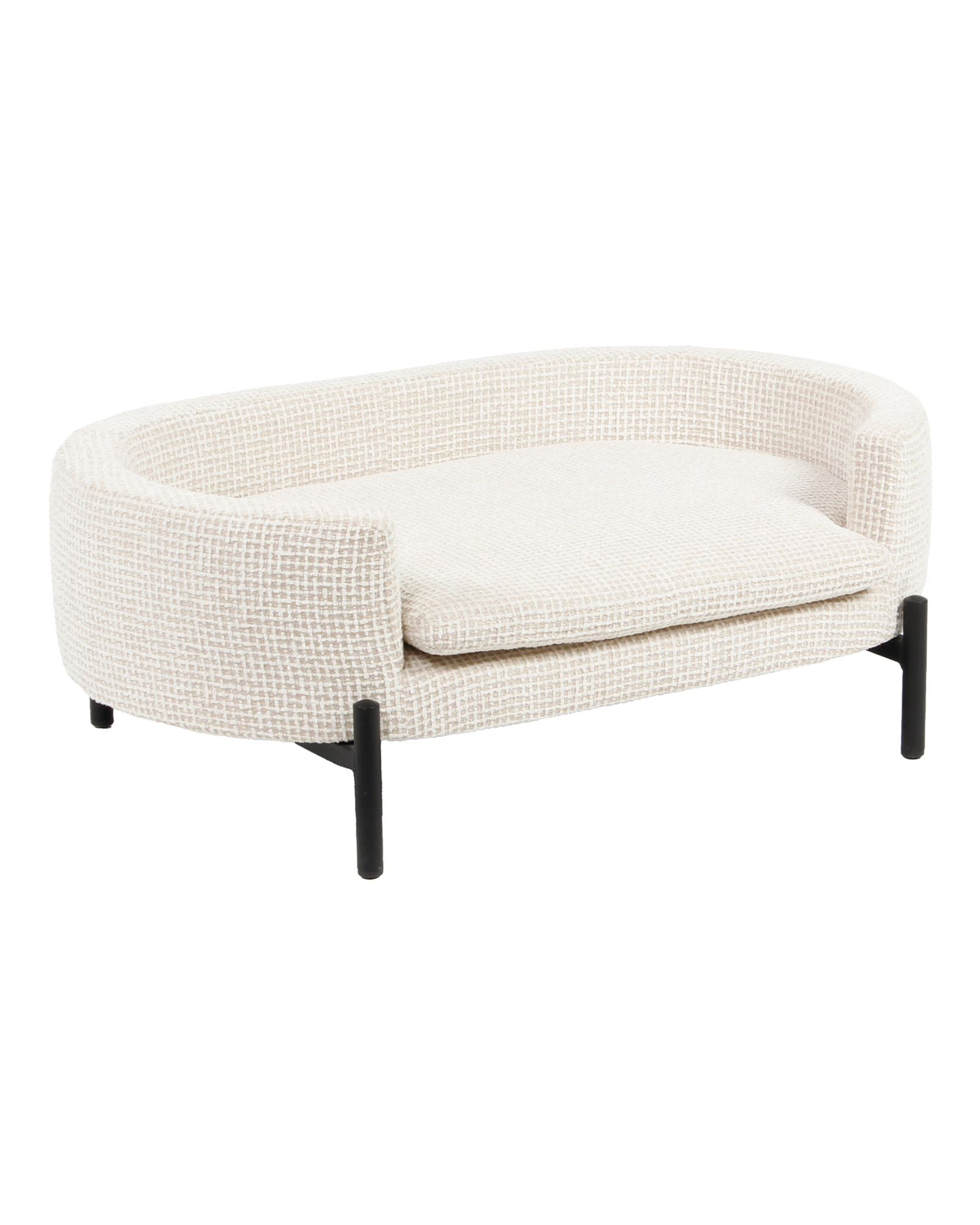Hundebett Dolly, Beige blockweave von Richmond Interiors, Produktansicht 2