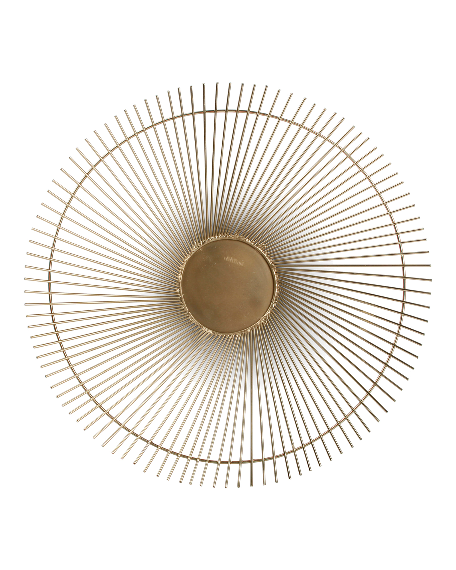 Iris Drahtkorb aus Metall, Gold Twisted, H 5 cm, Ansicht 3