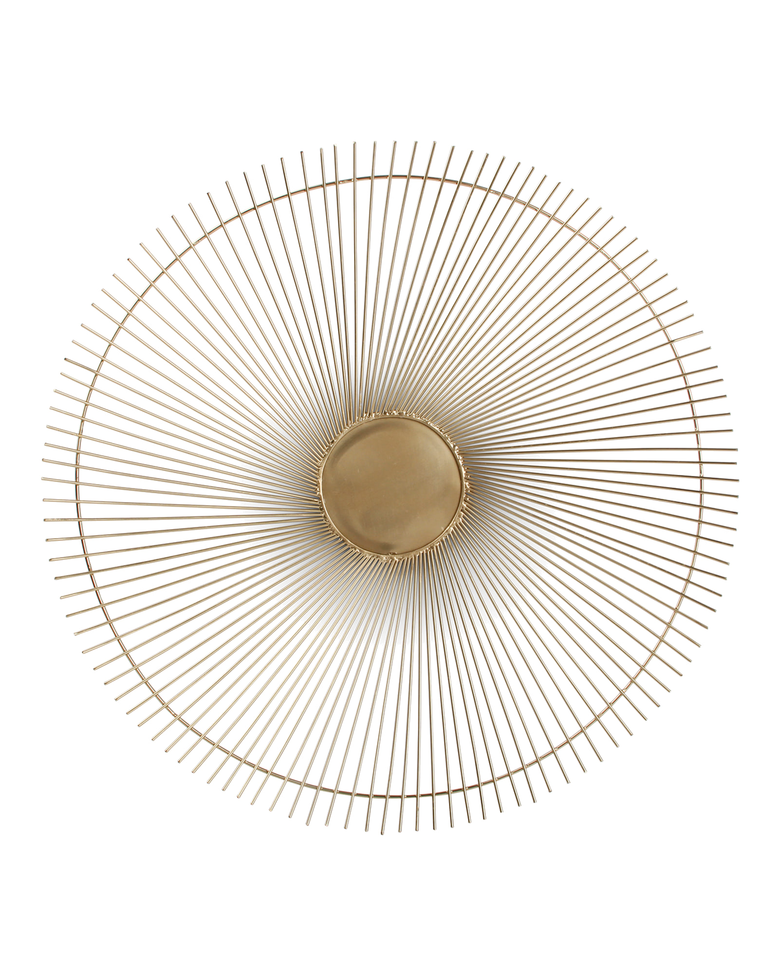Iris Drahtkorb aus Metall, Gold Twisted, Ø 53 cm, H 5 cm, Ansicht 3