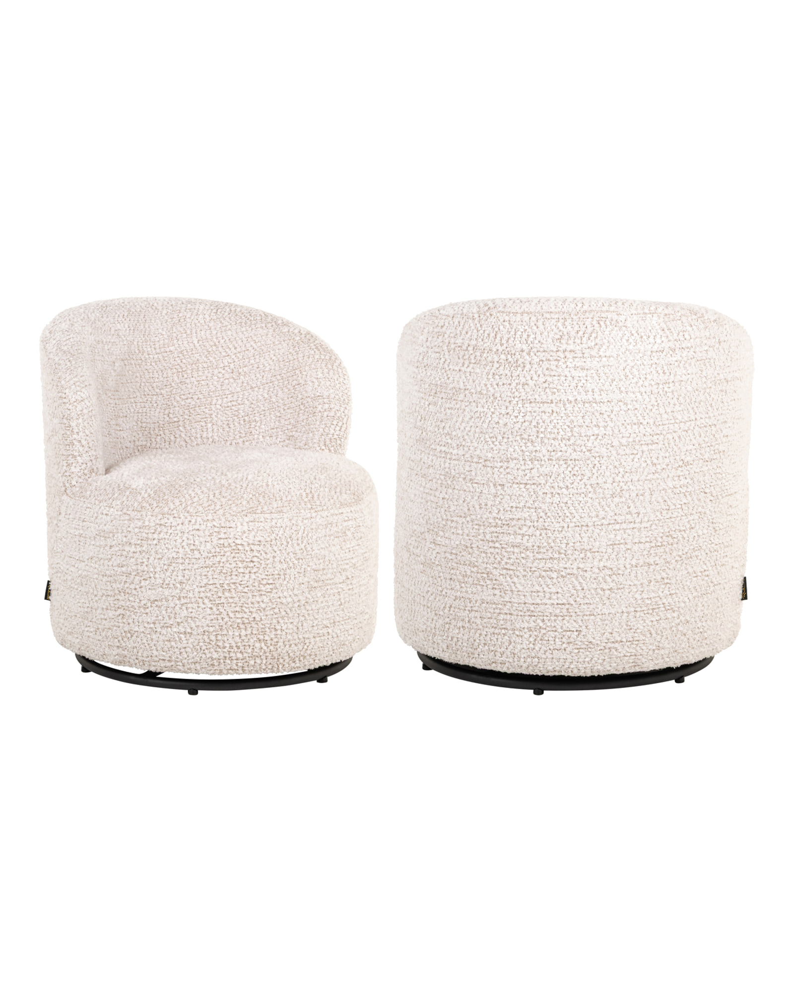 Sessel Jackie, Lovely cream, drehbar von Richmond Interiors, Produktansicht 2