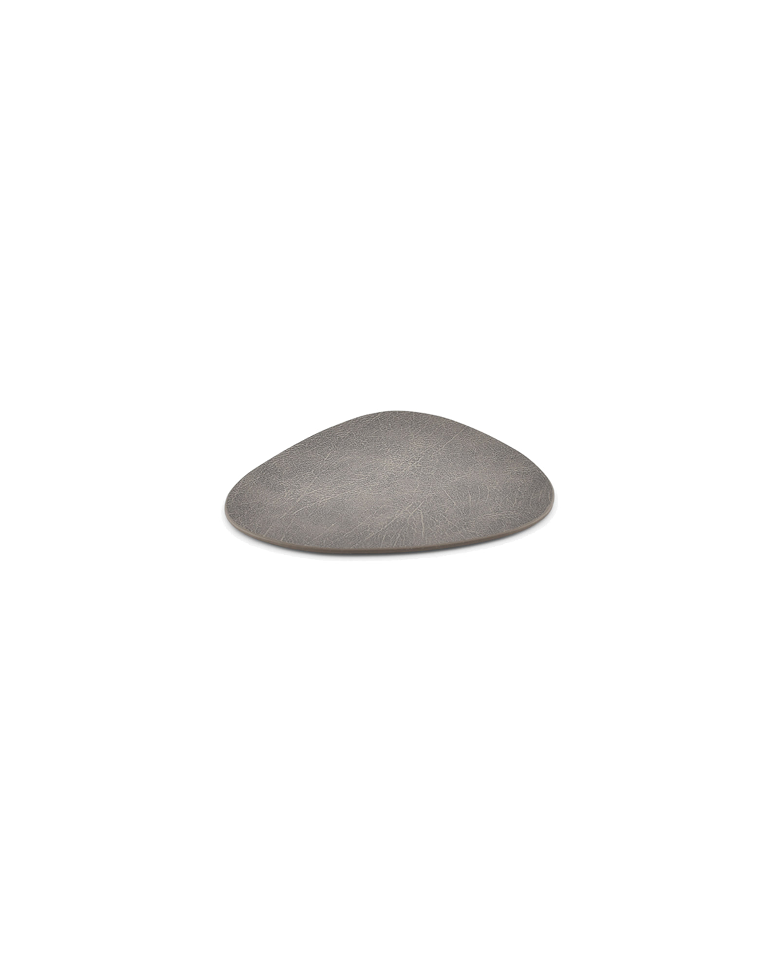 Layer Untersetzer aus Kunstleder in Lederoptik, Lederoptik Grau, 11 × 10 cm, Ansicht 2