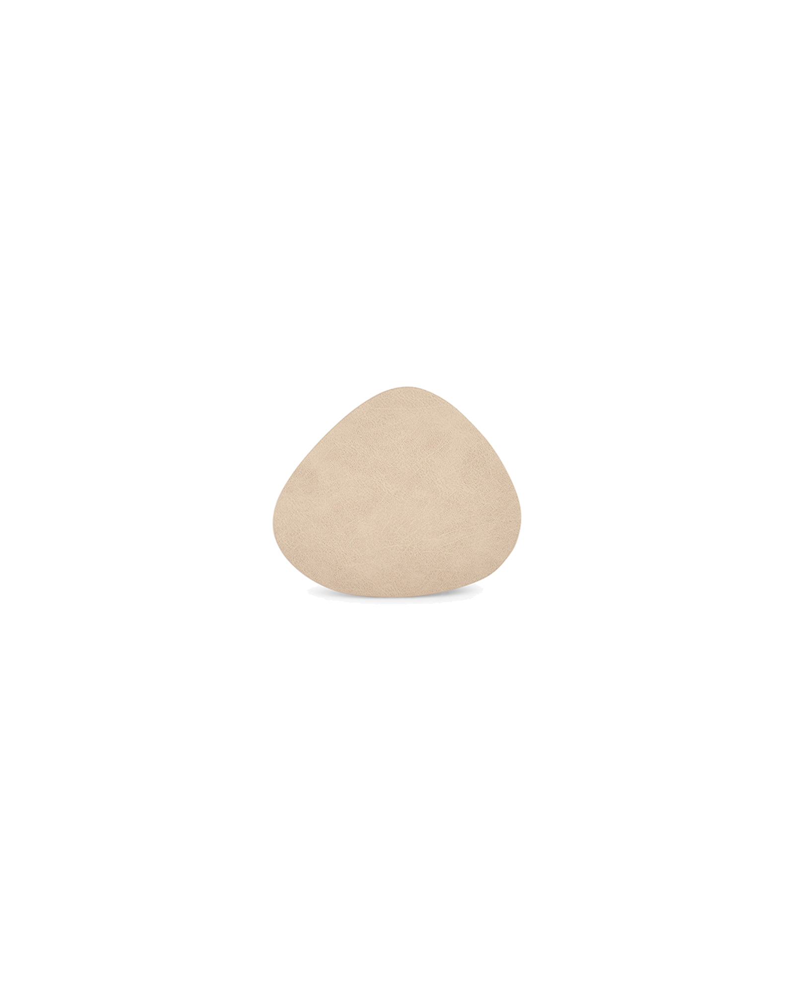 Layer Untersetzer aus Kunstleder in Lederoptik, Lederoptik Beige, 11 × 10 cm, Ansicht 1