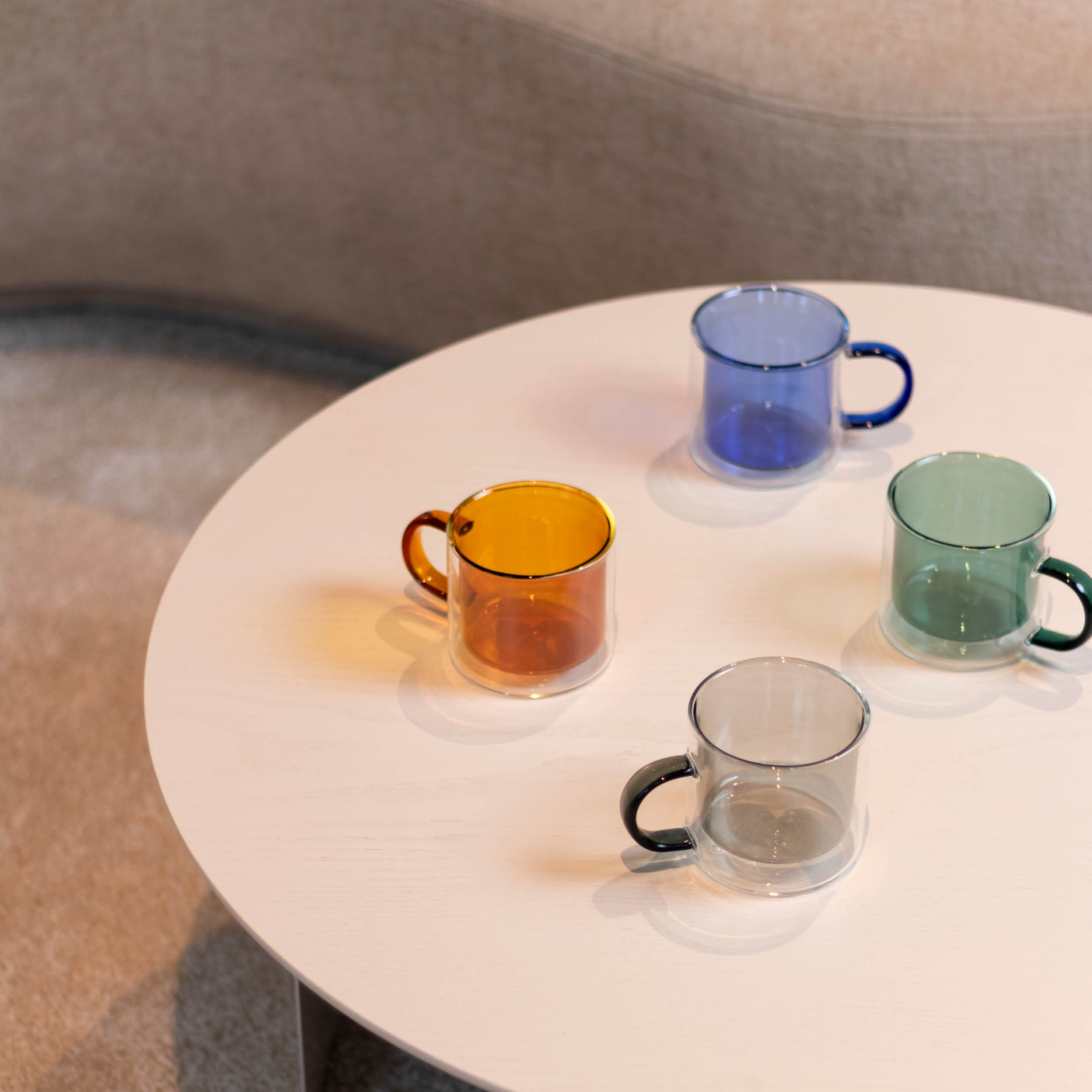 Liv Becher aus doppelwandigem Borosilikatglas, doppelwandig Bernstein, 270 ml, Ansicht 4