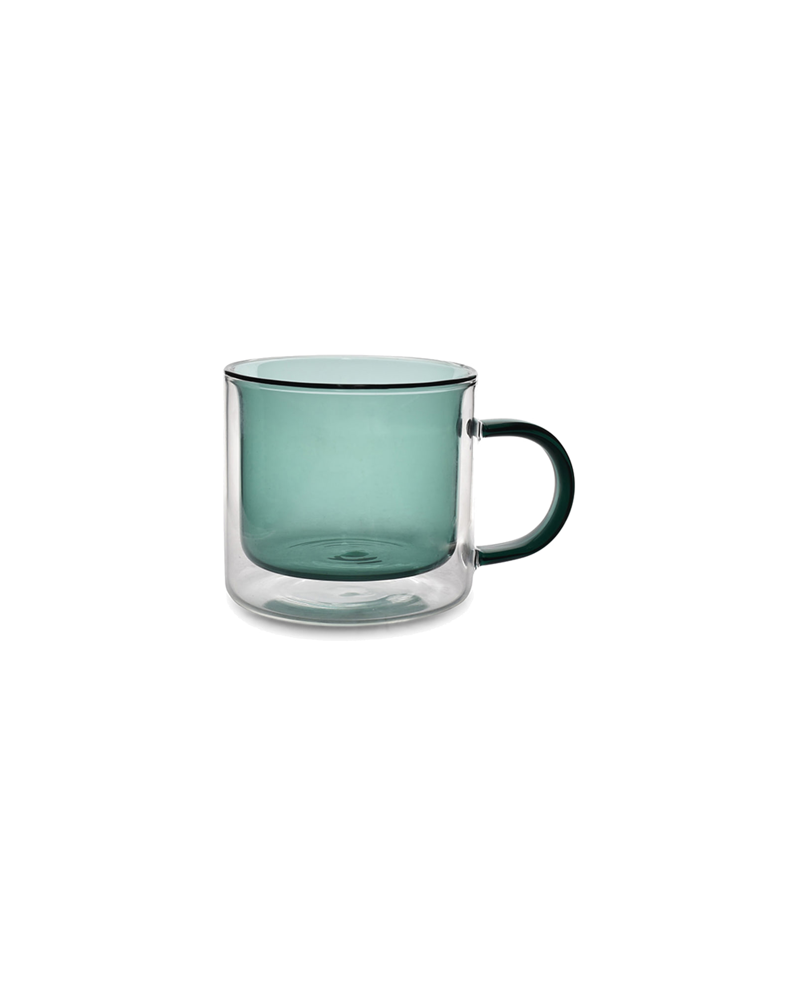 Liv Becher aus doppelwandigem Borosilikatglas, doppelwandig Grün, 270 ml, Ansicht 1