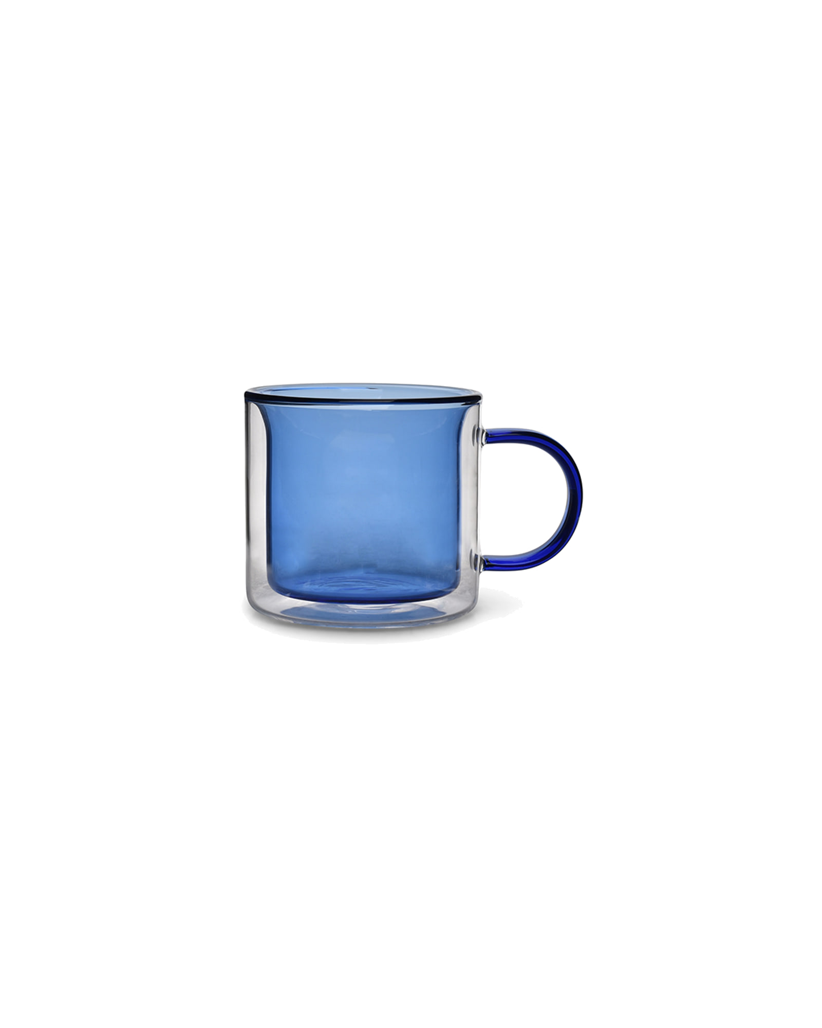 Liv Becher aus doppelwandigem Borosilikatglas, doppelwandig Blau, 270 ml, Ansicht 1