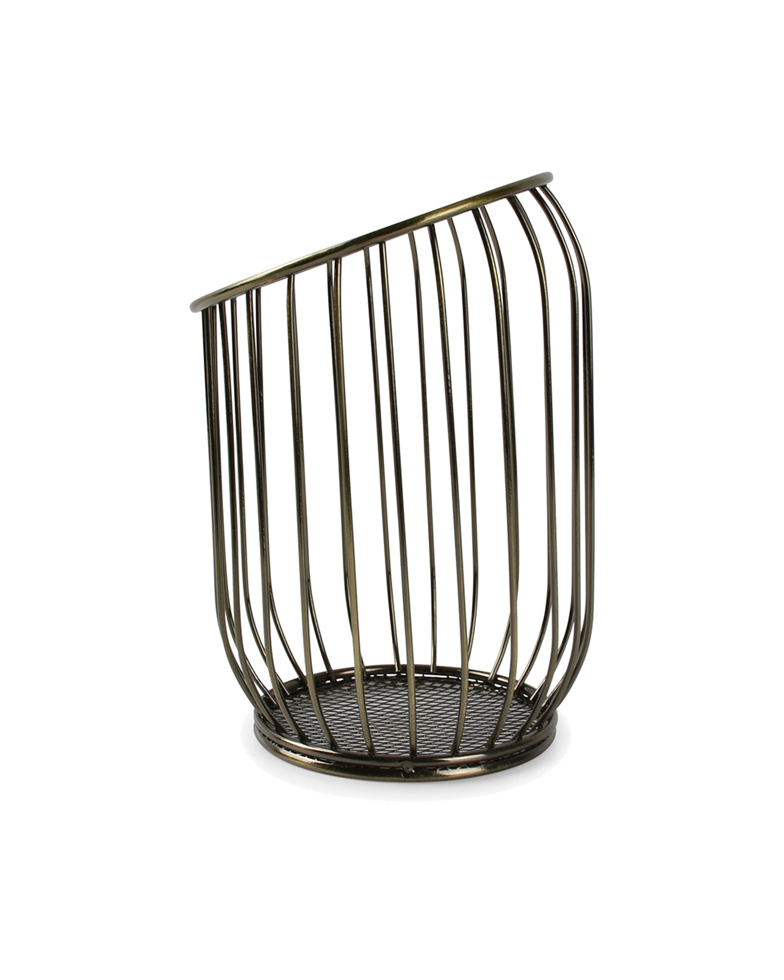 Loft Drahtkorb aus Eisen, Gold/Schwarz, Ansicht 2