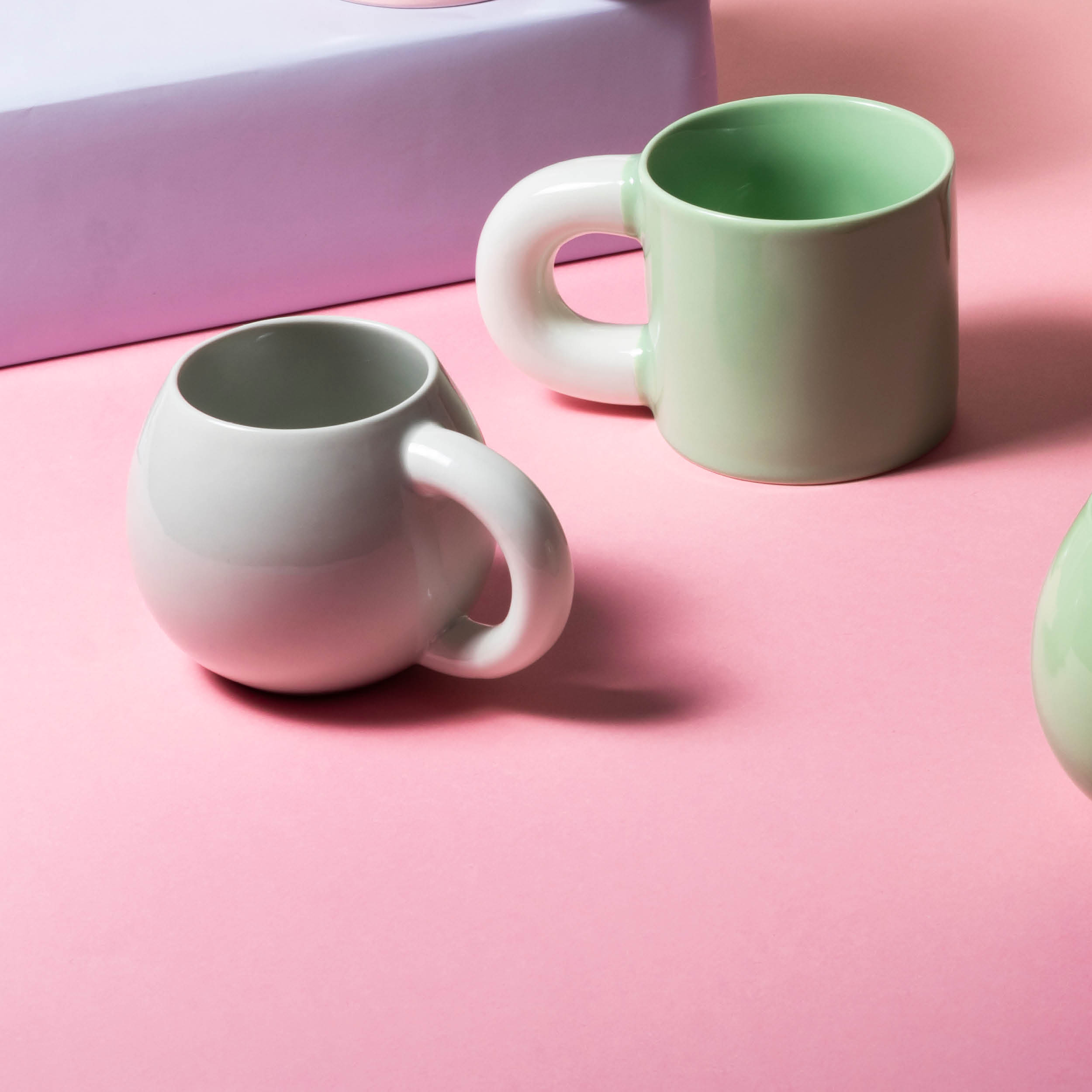 Lola Becher aus New Bone China, rund Grau, 330 ml, Ansicht 3