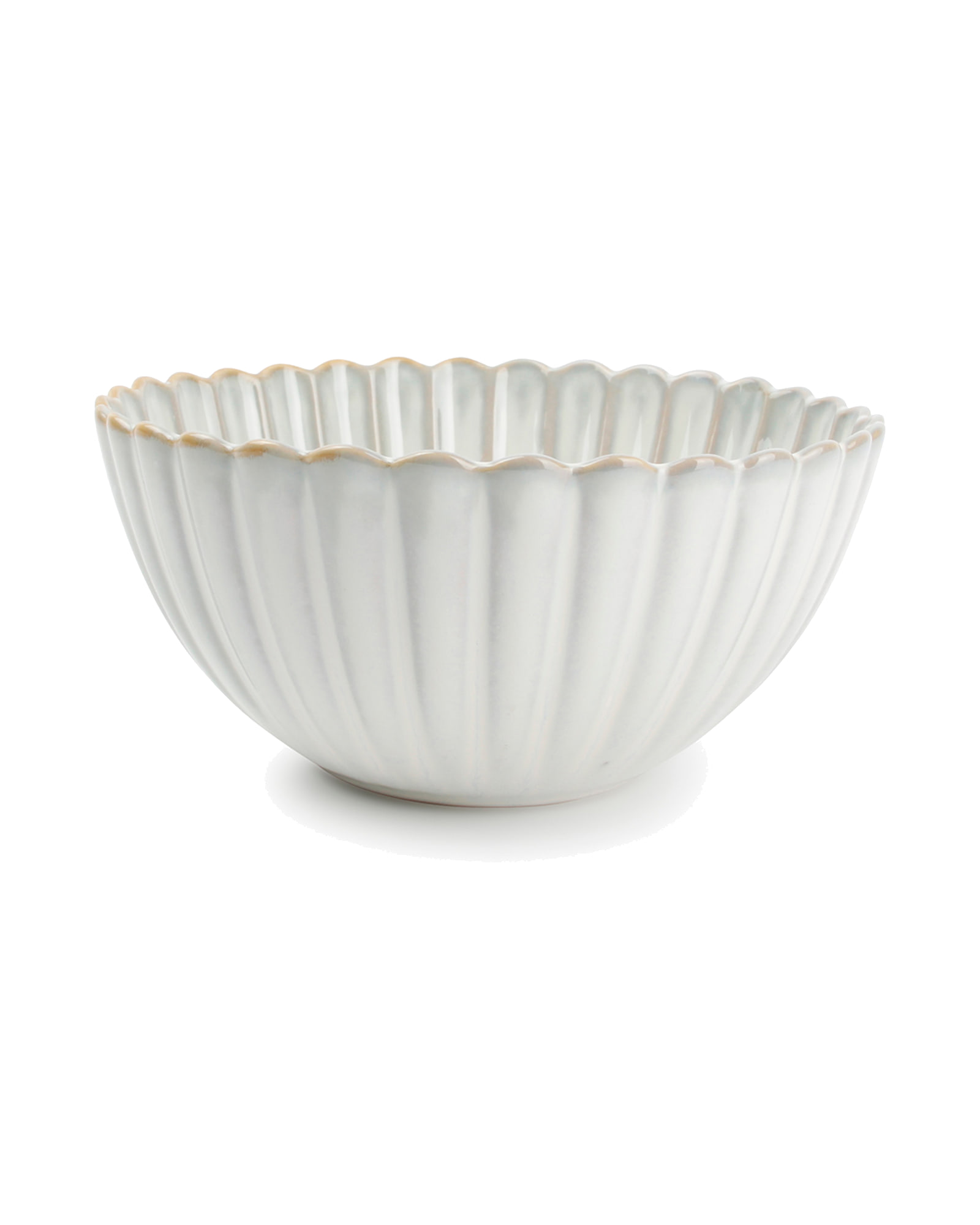 Lotus Schale aus Porzellan, Nuance Weiß, Ø 16 cm, H 7,5 cm, Ansicht 2