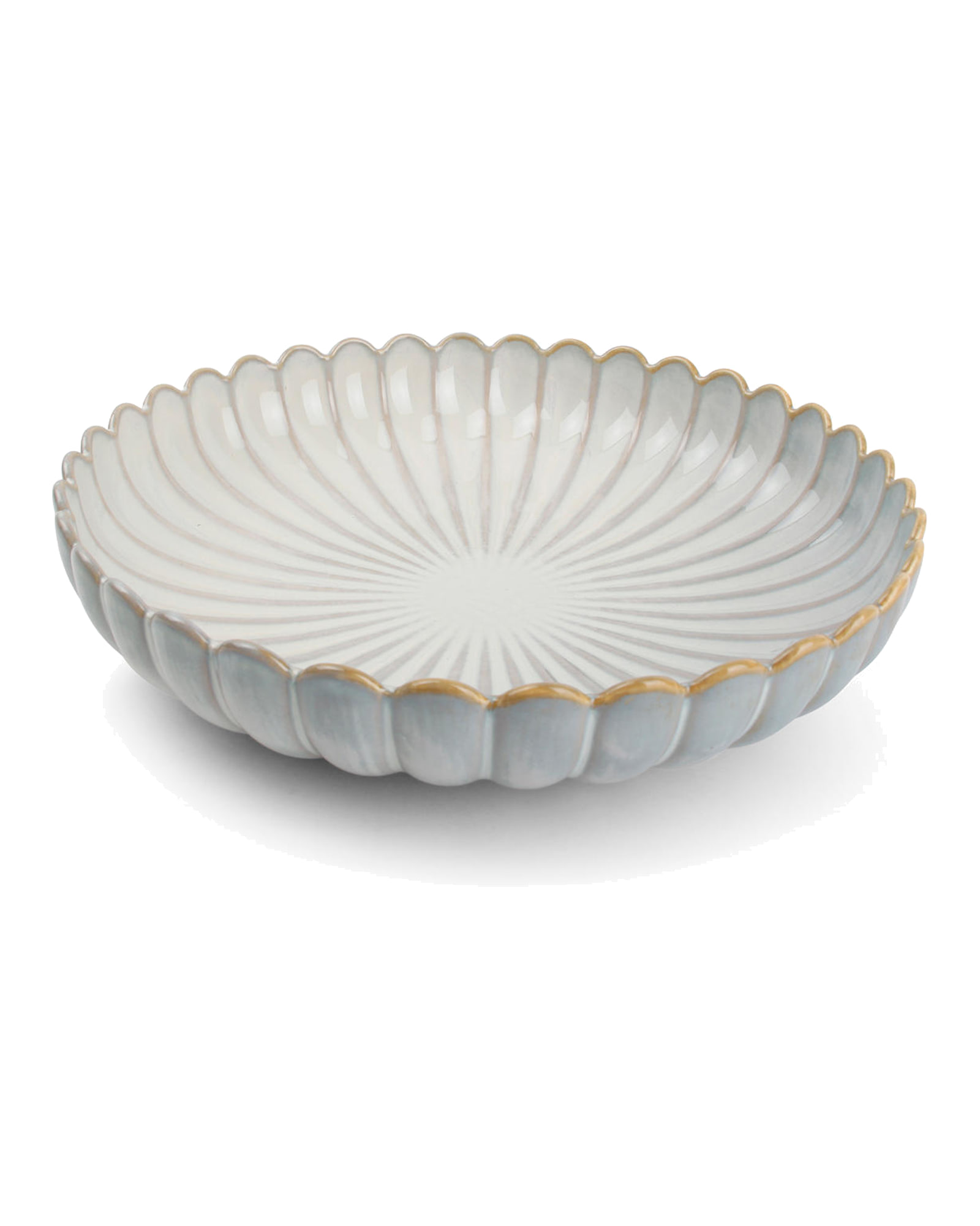 Lotus Suppenteller aus Porzellan, Nuance Weiß, Ø 24 cm, H 5 cm, Ansicht 1