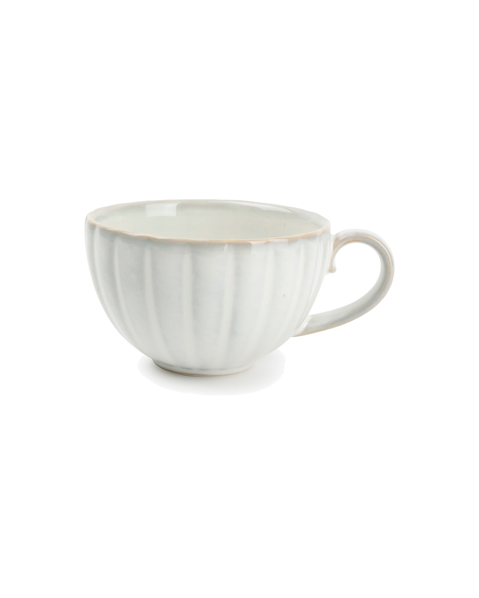 Lotus Tasse aus Porzellan, Nuance Weiß, Ø 9 cm