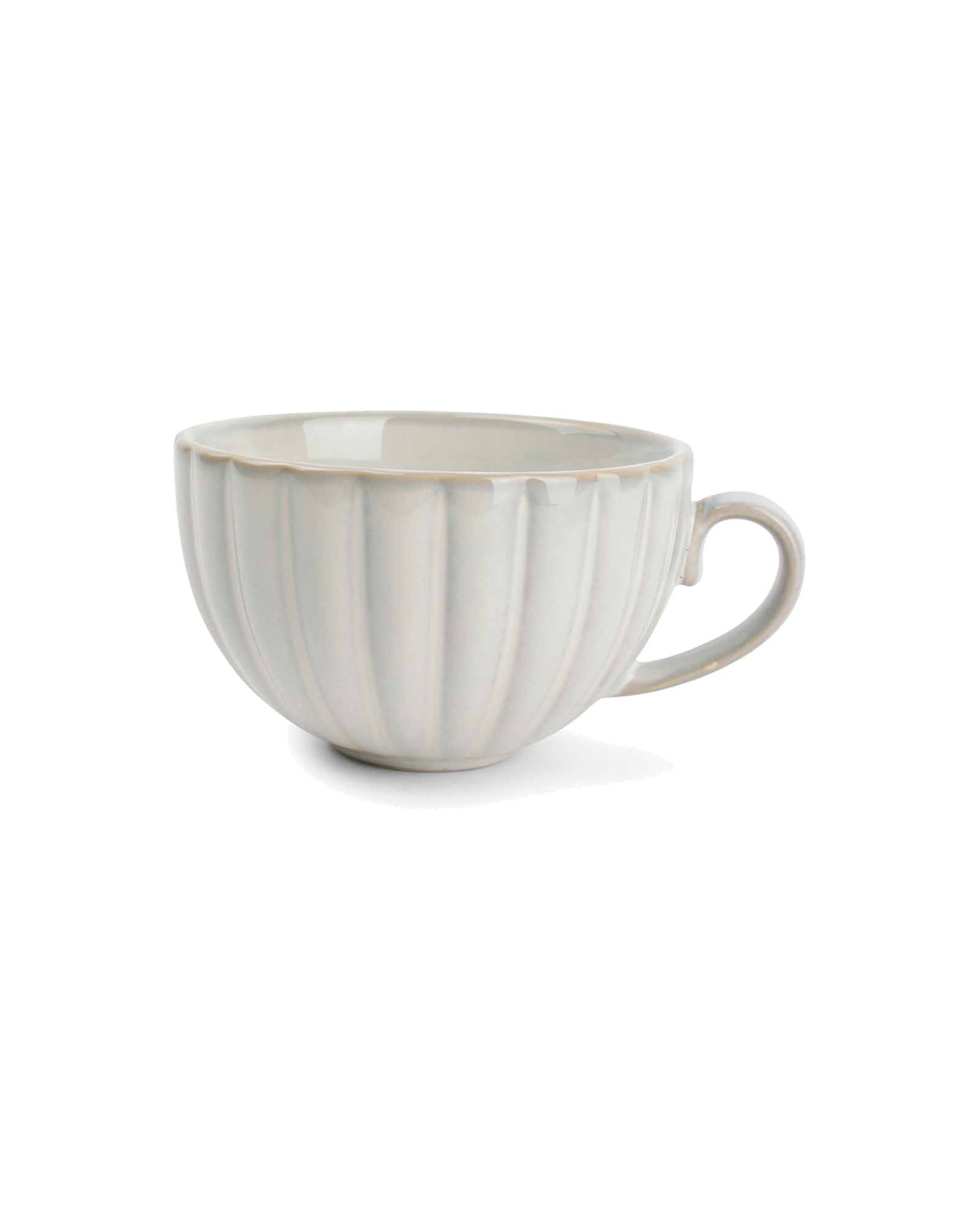 Lotus Tasse aus Porzellan, Nuance Weiß, 280 ml