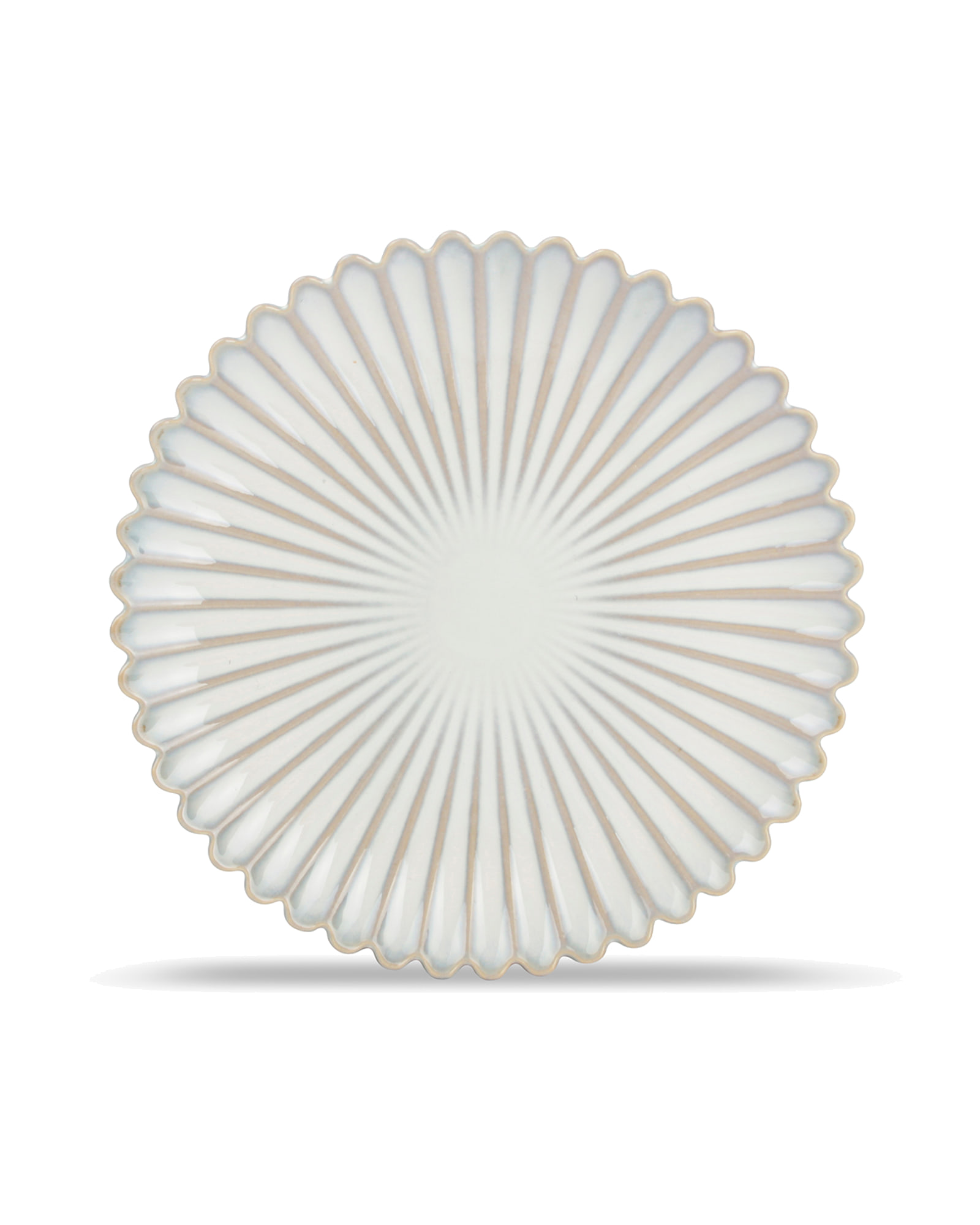 Lotus Teller aus Porzellan, Nuance Weiß, Ø 20 cm, Ansicht 1