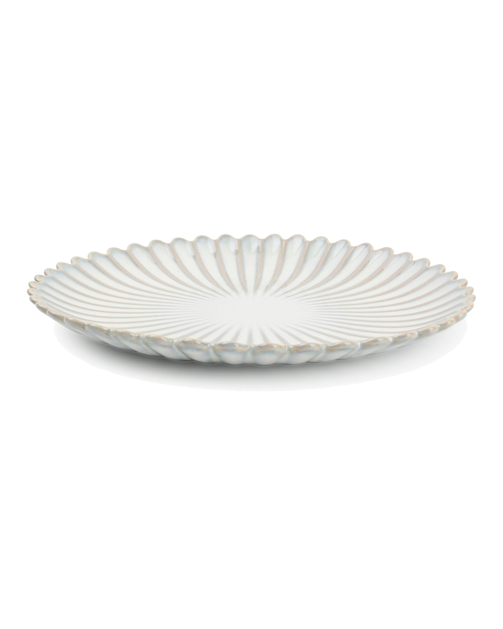 Lotus Teller aus Porzellan, Nuance Weiß, Ø 20 cm, Ansicht 2