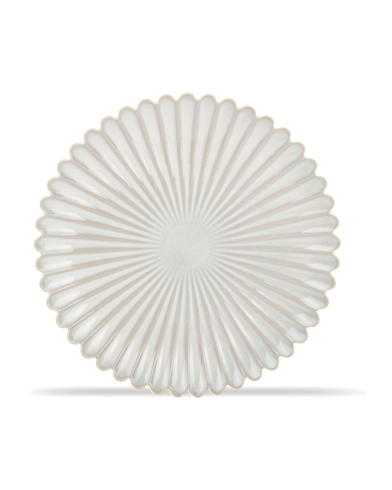 Lotus Teller aus Porzellan, Nuance Weiß, Ø 25 cm, Ansicht 1