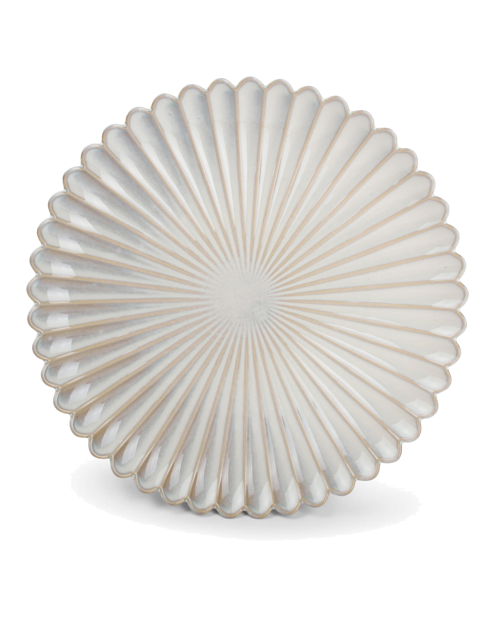 Lotus Teller aus Porzellan, Nuance Weiß, Ø 28,5 cm, Ansicht 1