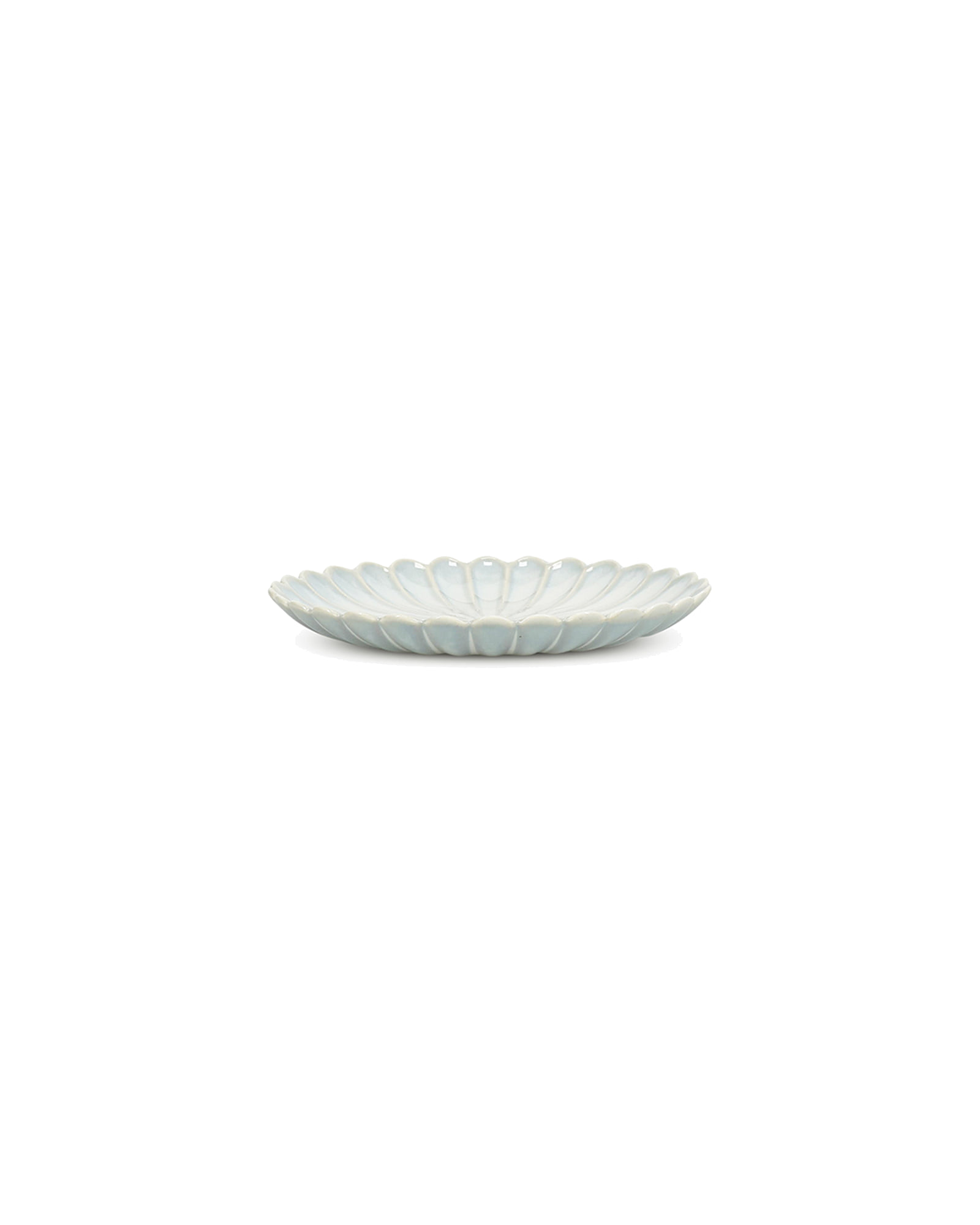 Lotus Teller aus Porzellan, Nuance Weiß, Ø 15 cm, Ansicht 2