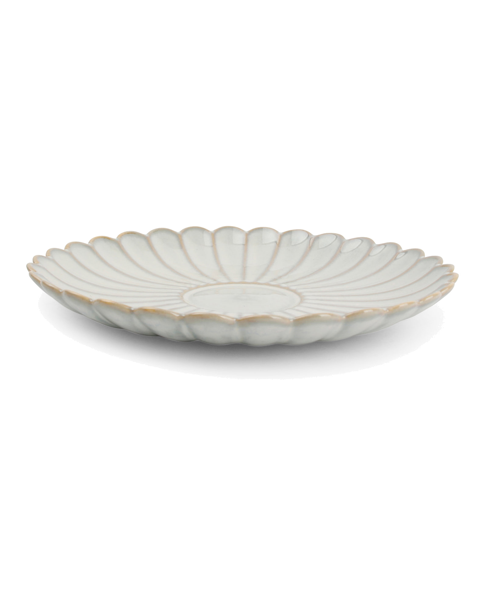 Lotus Untertasse aus Porzellan, für Tasse 280 ml, Weiß, Ø 16 cm, Ansicht 2