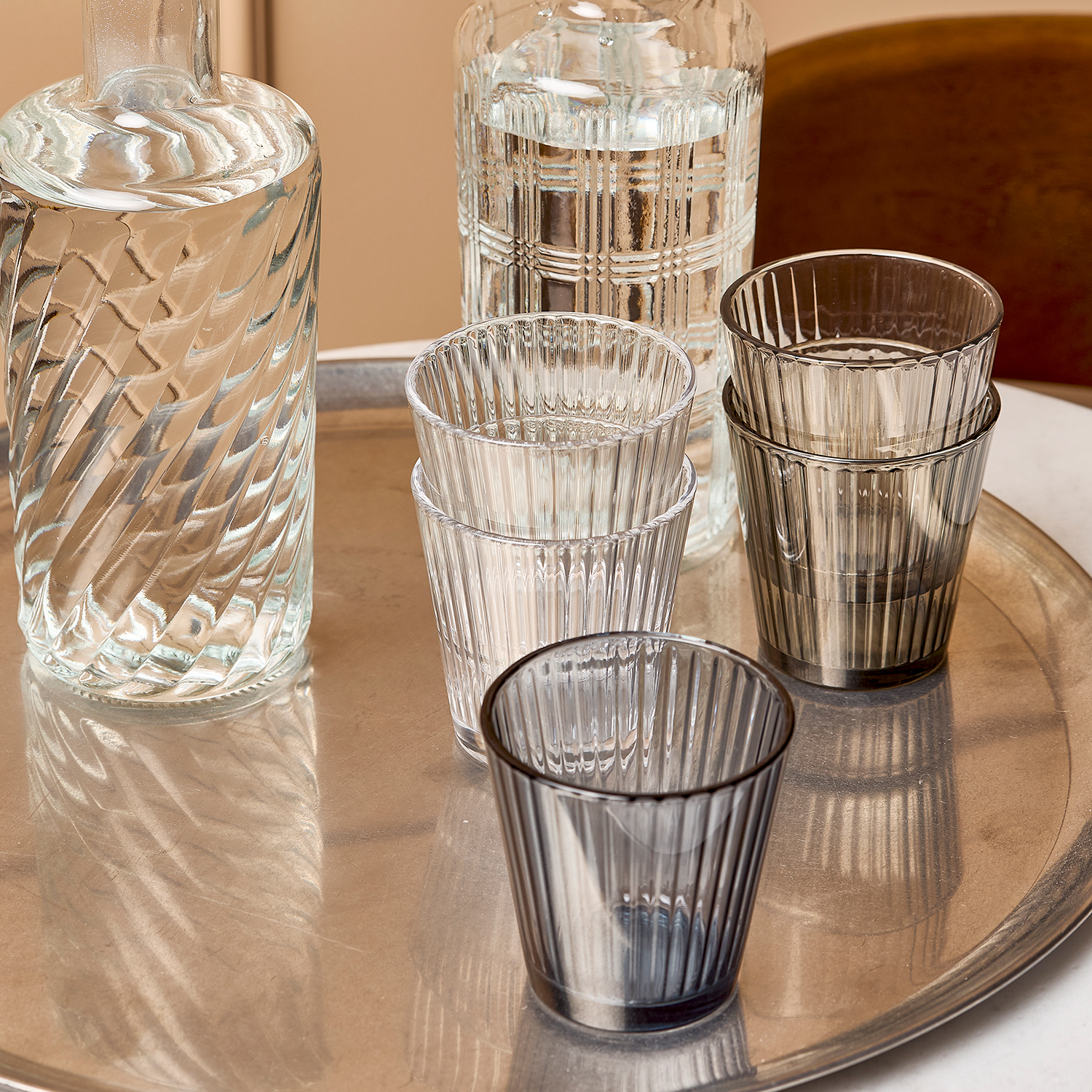 Luz Glas mit strukturiertem Finish, Strukturiert, 270 ml, Ansicht 3