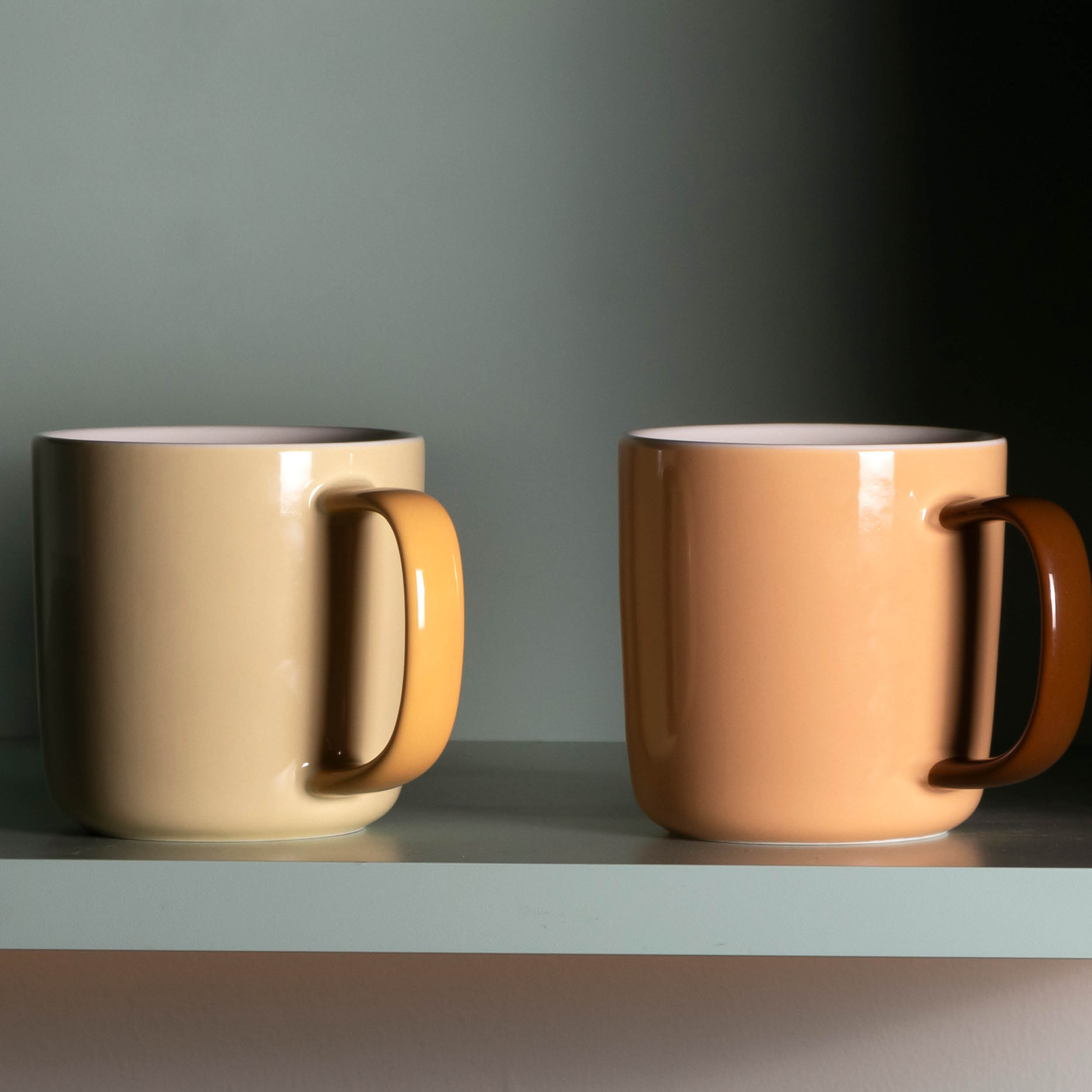 Mae Becher aus New Bone China, Orange, 370 ml, Ansicht 3