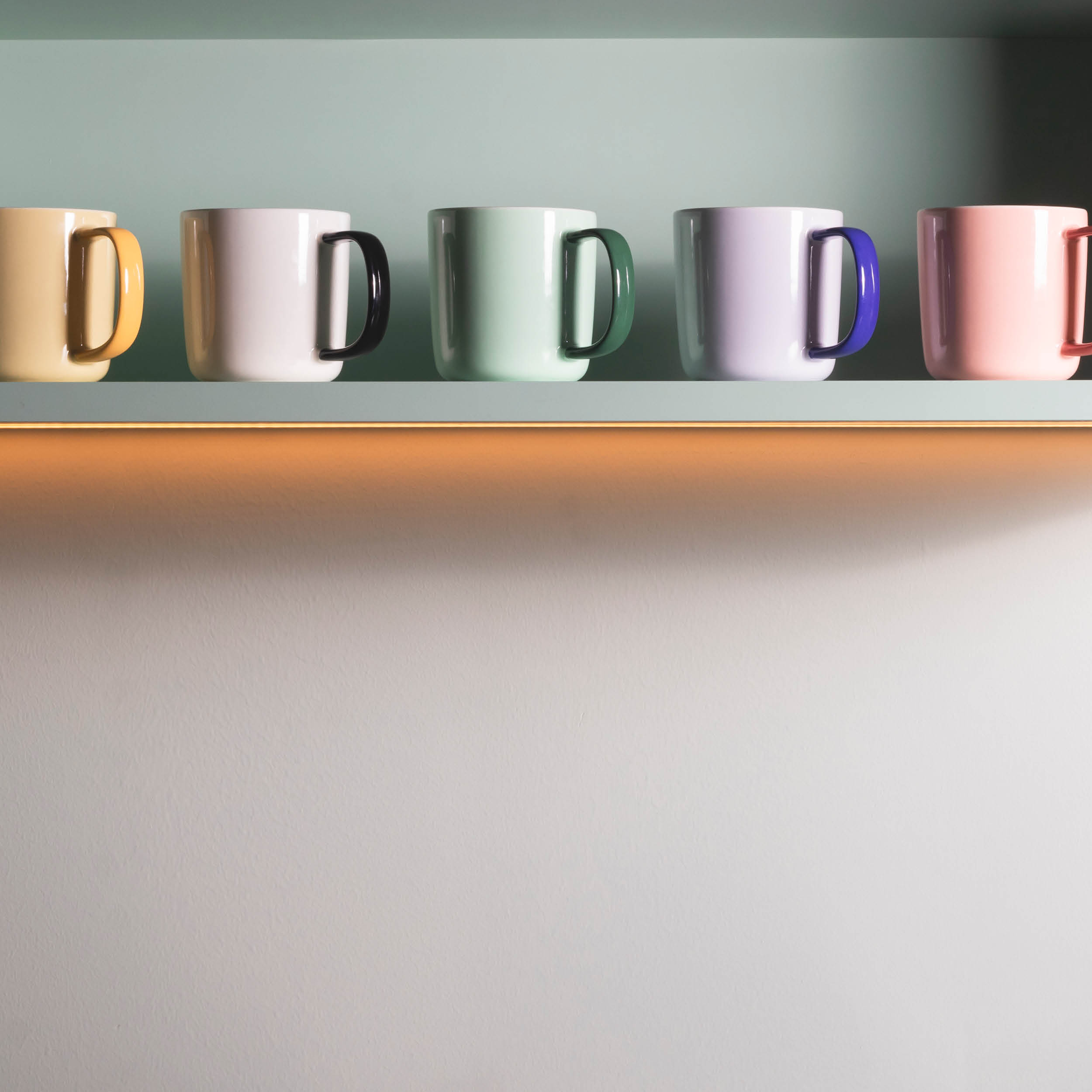 Mae Becher aus New Bone China, Weiß/Schwarz, 370 ml, Ansicht 4