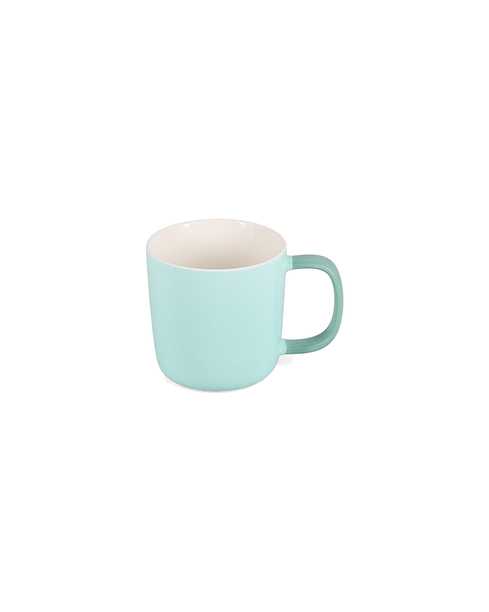 Mae Becher aus New Bone China, Türkis, 370 ml, Ansicht 2