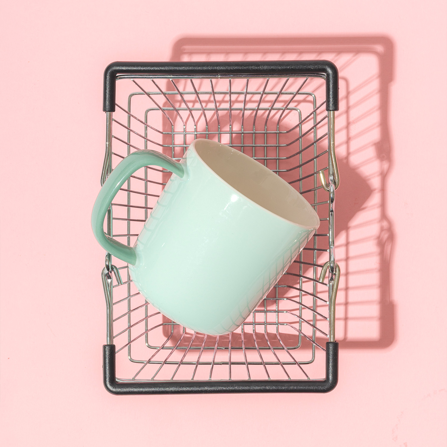 Mae Becher aus New Bone China, Türkis, 370 ml, Ansicht 5