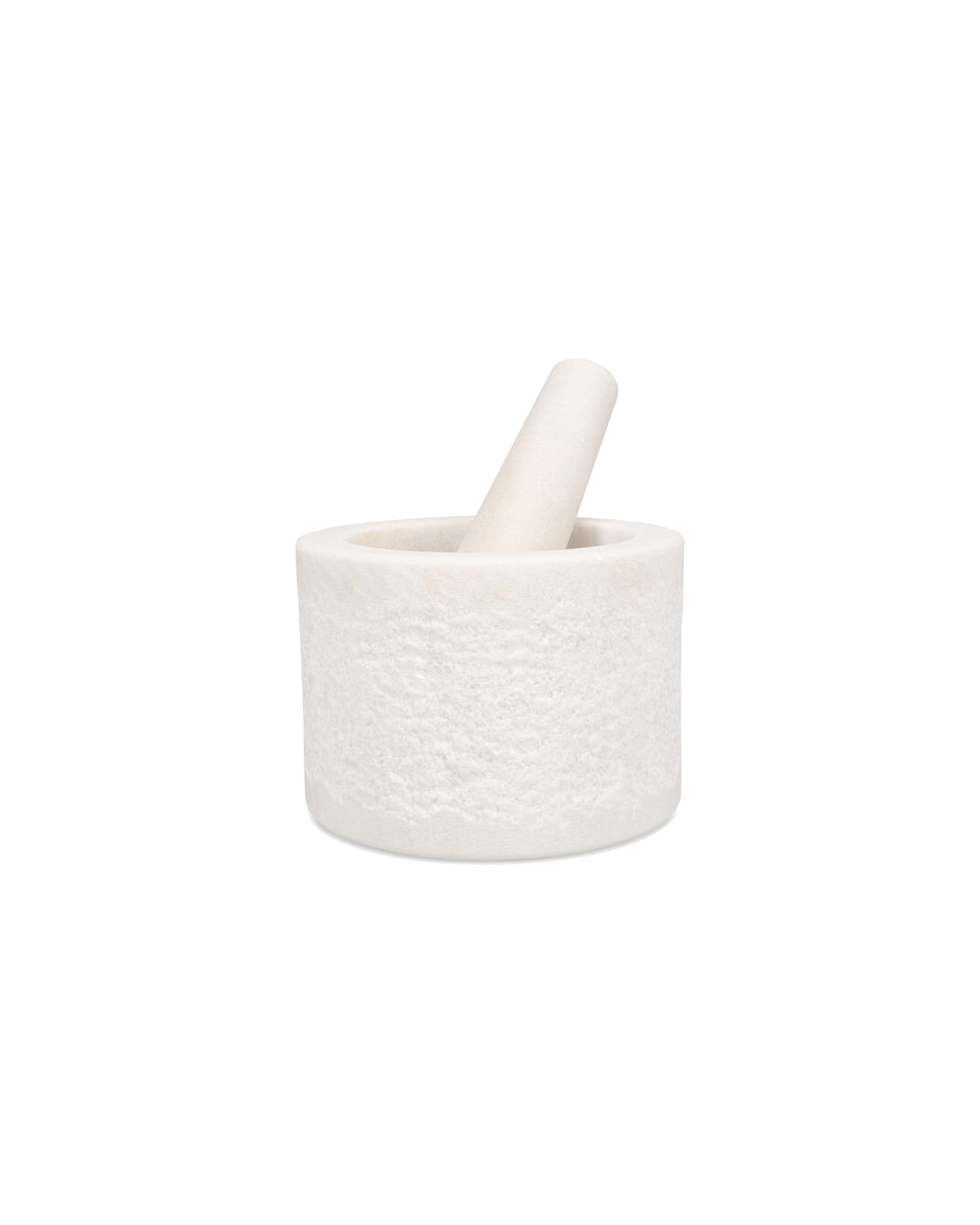 Marbliss Mörser mit Stößel aus Marmor, Weiß, Ø 14 cm, H 10 cm, Ansicht 1