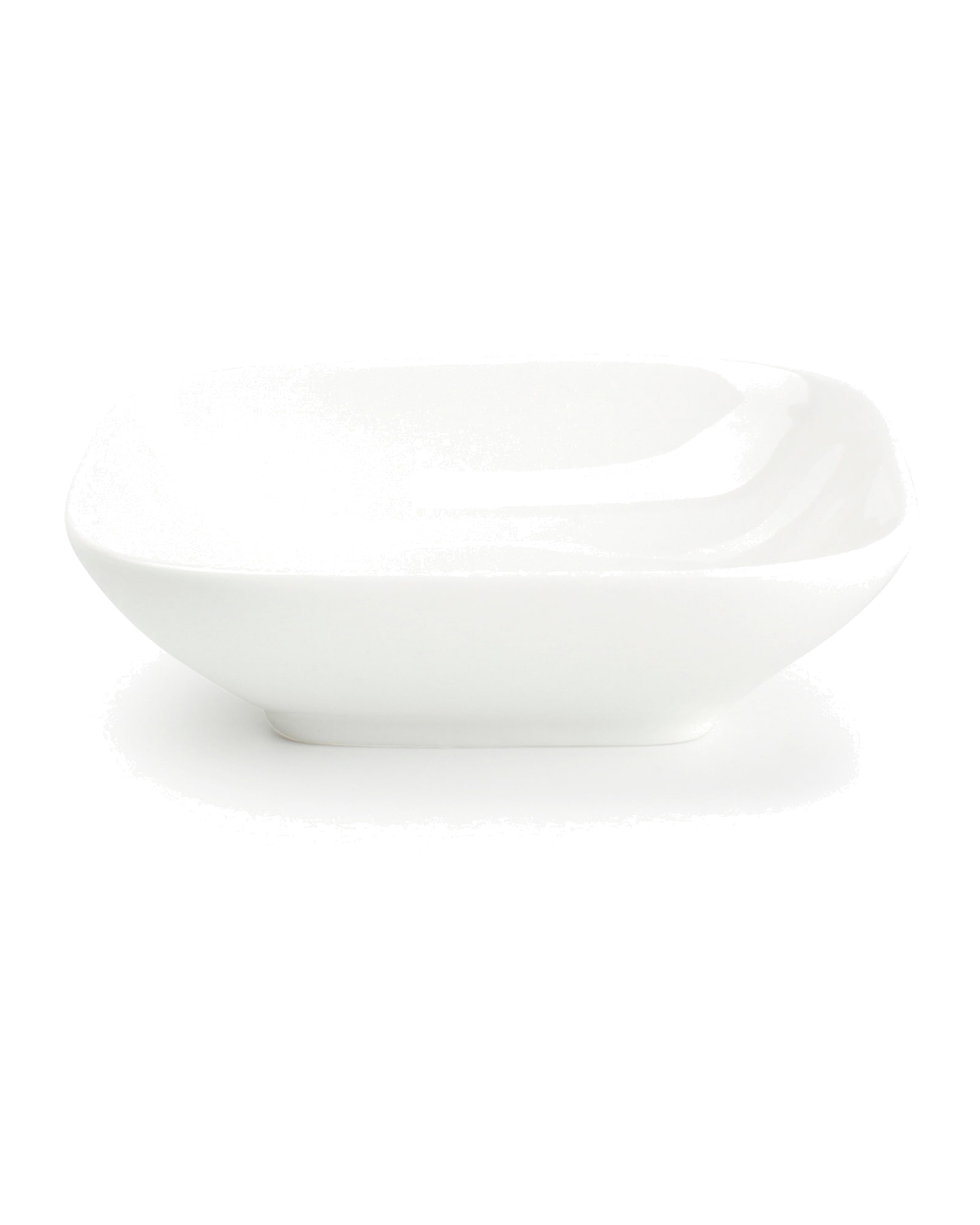 Match Schale aus New Bone China, Weiß, flach