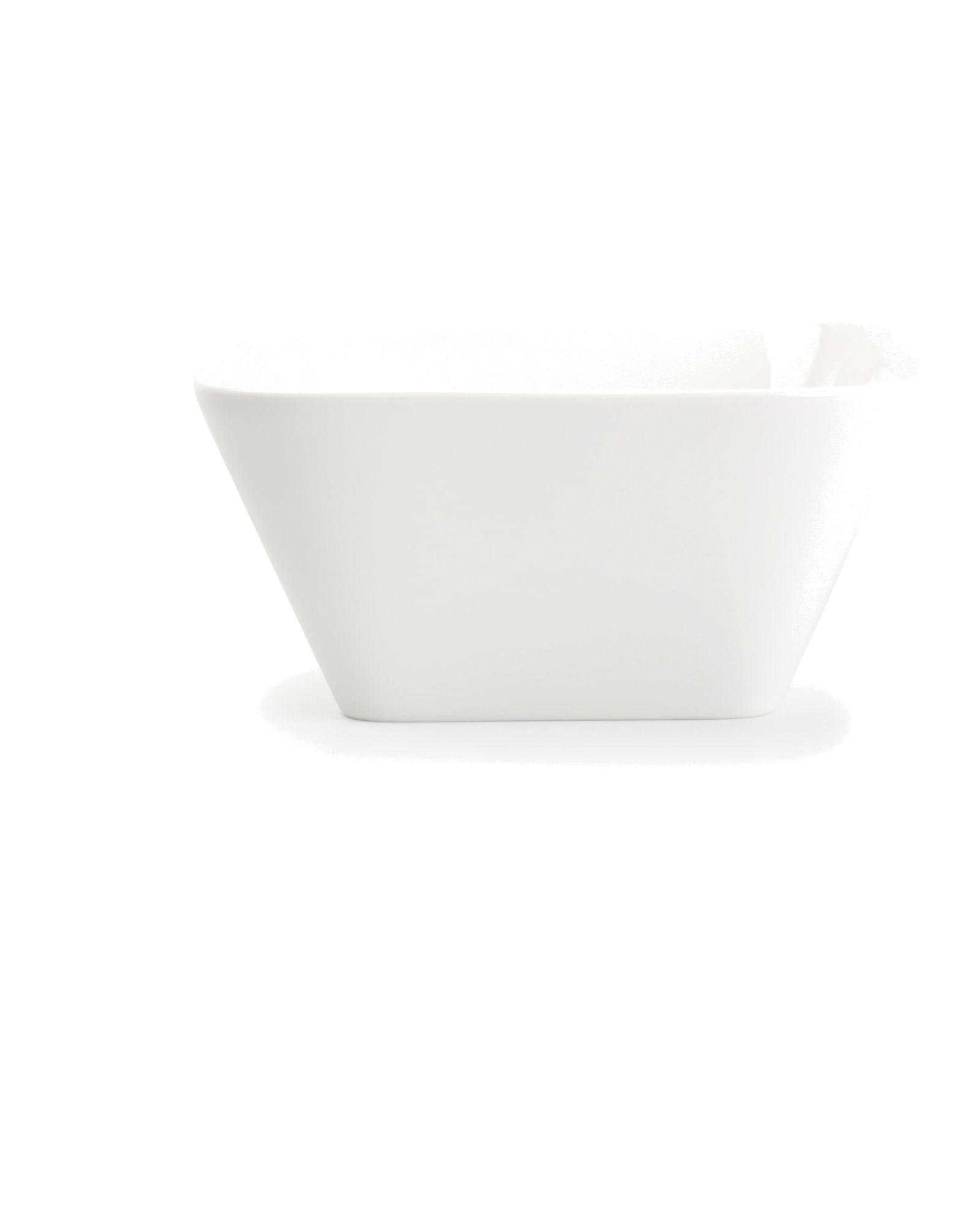 Match Schale aus New Bone China, Weiß, 15 × 15 cm, H 8 cm