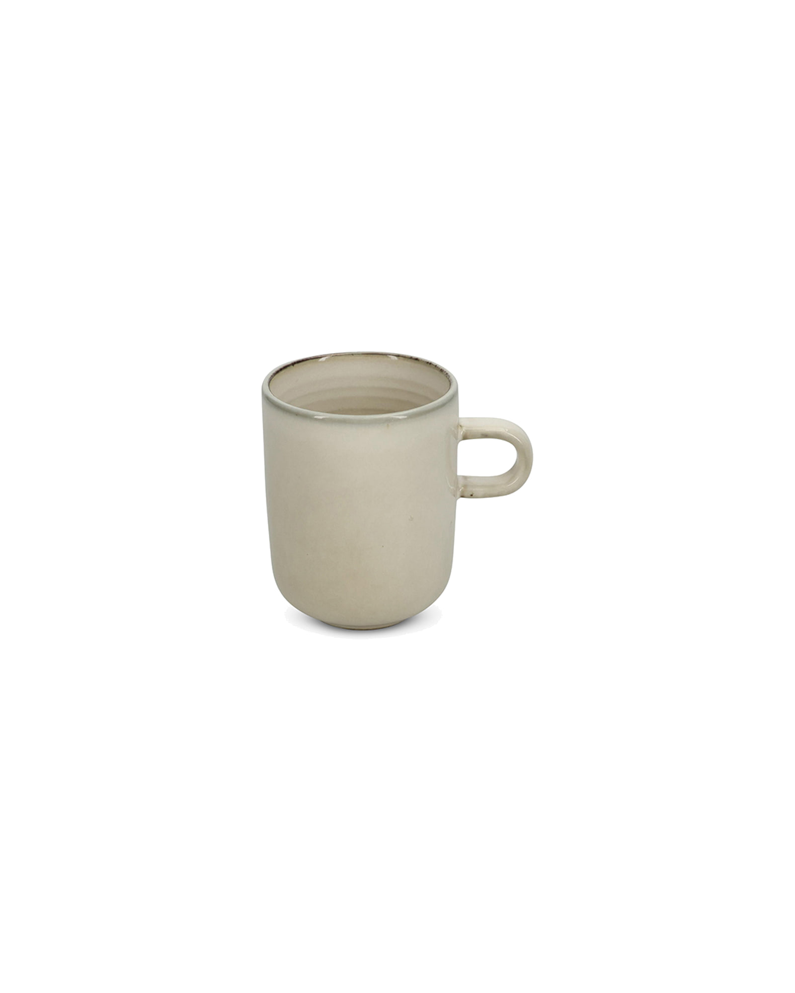 Meridian Becher aus Steinzeug, Elfenbein, 330 ml, Ansicht 2