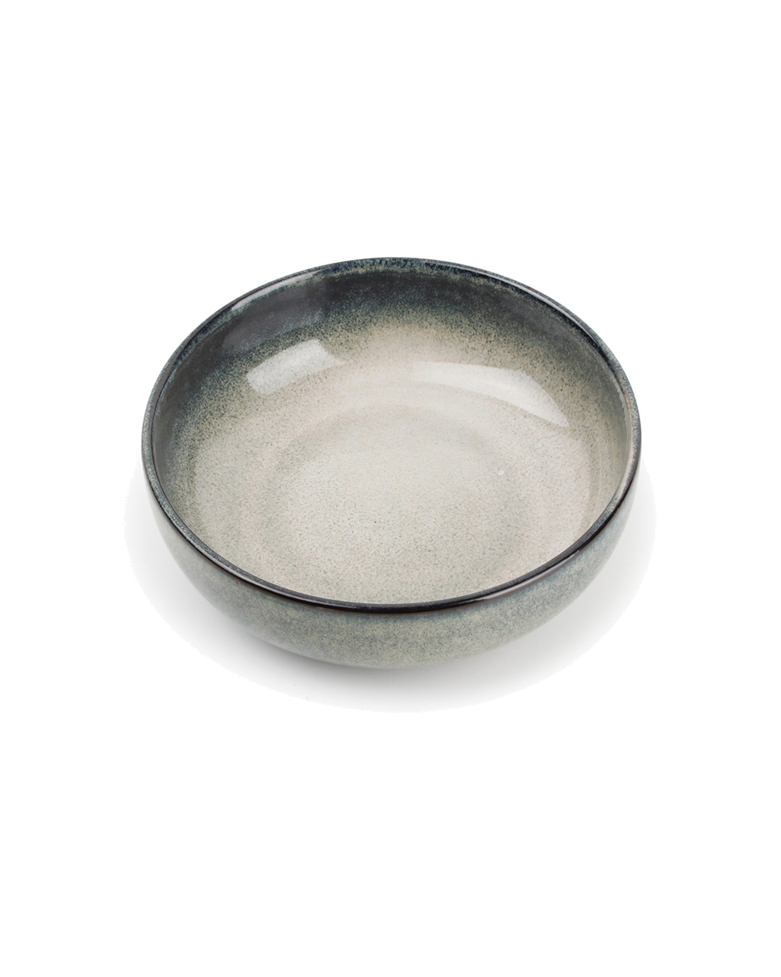 Meridian Schale aus Steinzeug, Grün/Blau, Ø 13 cm, H 4 cm, Ansicht 4