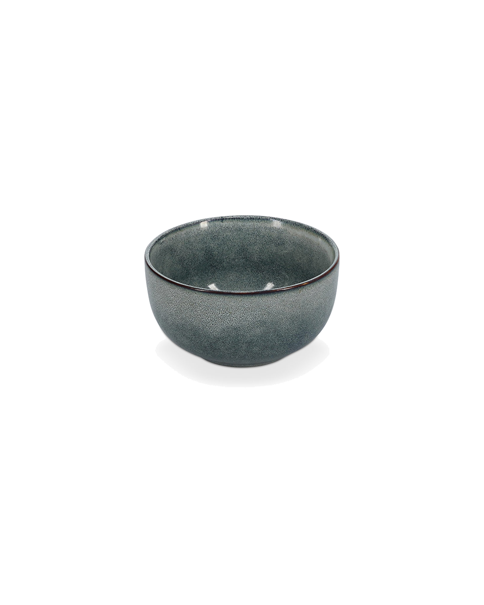 Meridian Schale aus Steinzeug, Grün/Blau, Ø 13 cm, H 7 cm, Ansicht 3