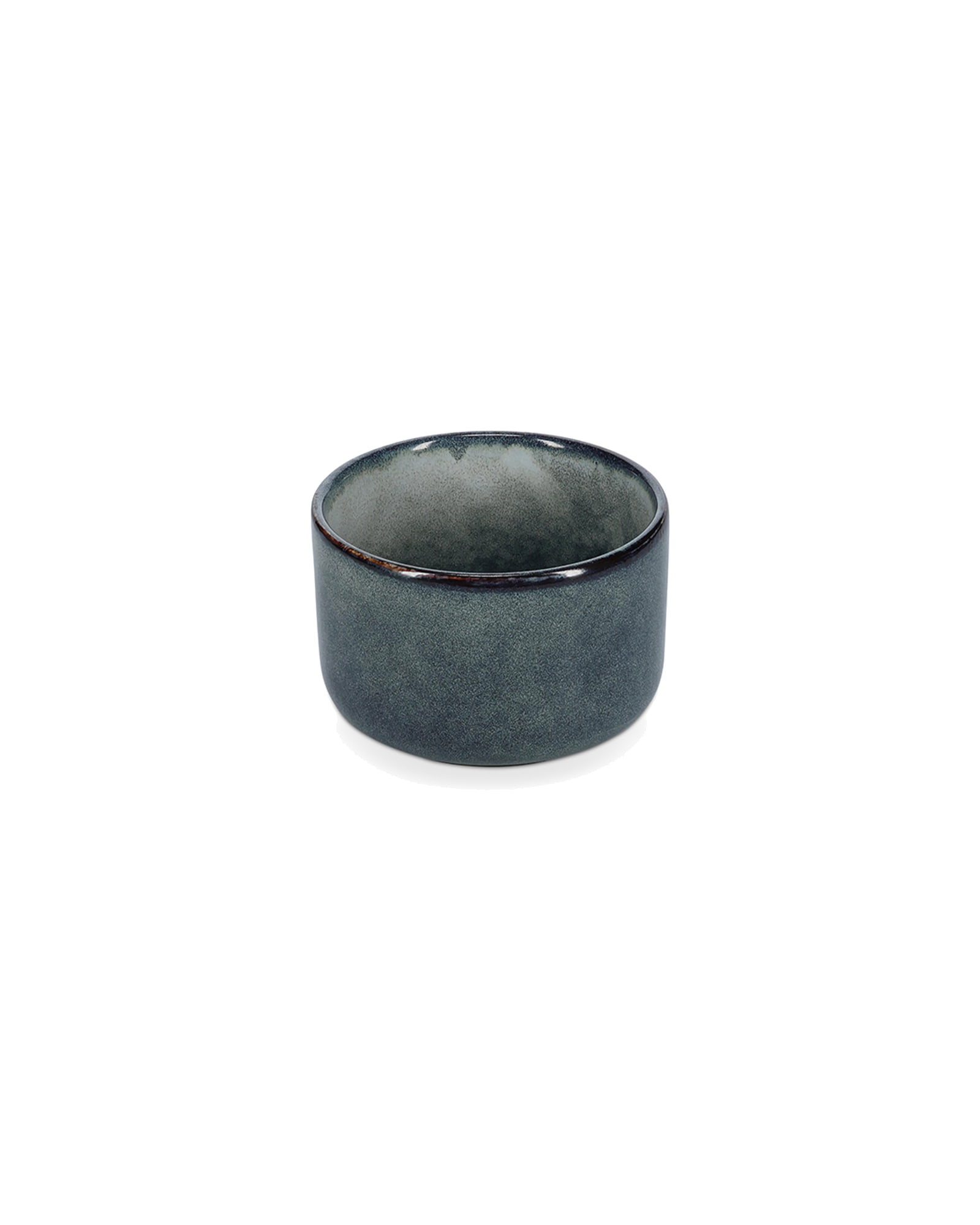 Meridian Schale aus Steinzeug, Grün/Blau, Ø 12 cm, H 8 cm, Ansicht 3
