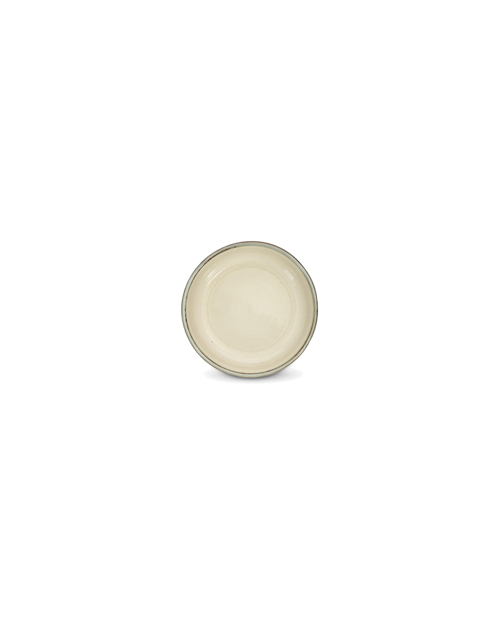 Meridian Schale aus Steinzeug, Elfenbein, Ø 9 cm, H 3 cm, Ansicht 4