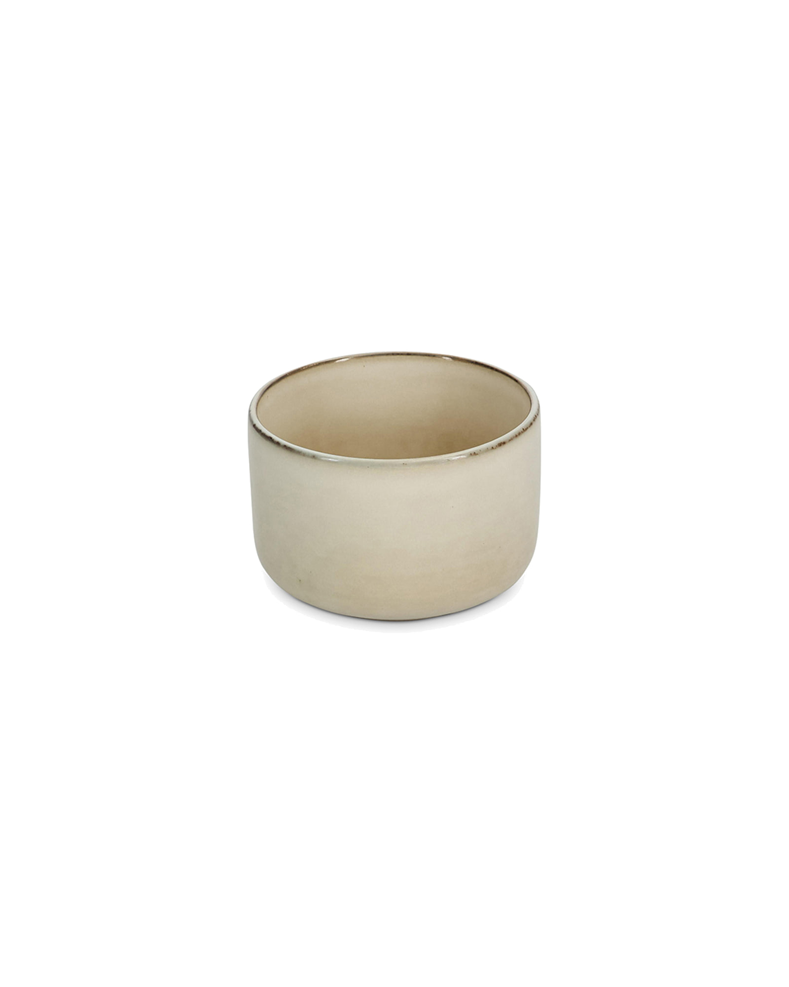 Meridian Schale aus Steinzeug, Elfenbein, Ø 12 cm, H 8 cm, Ansicht 2